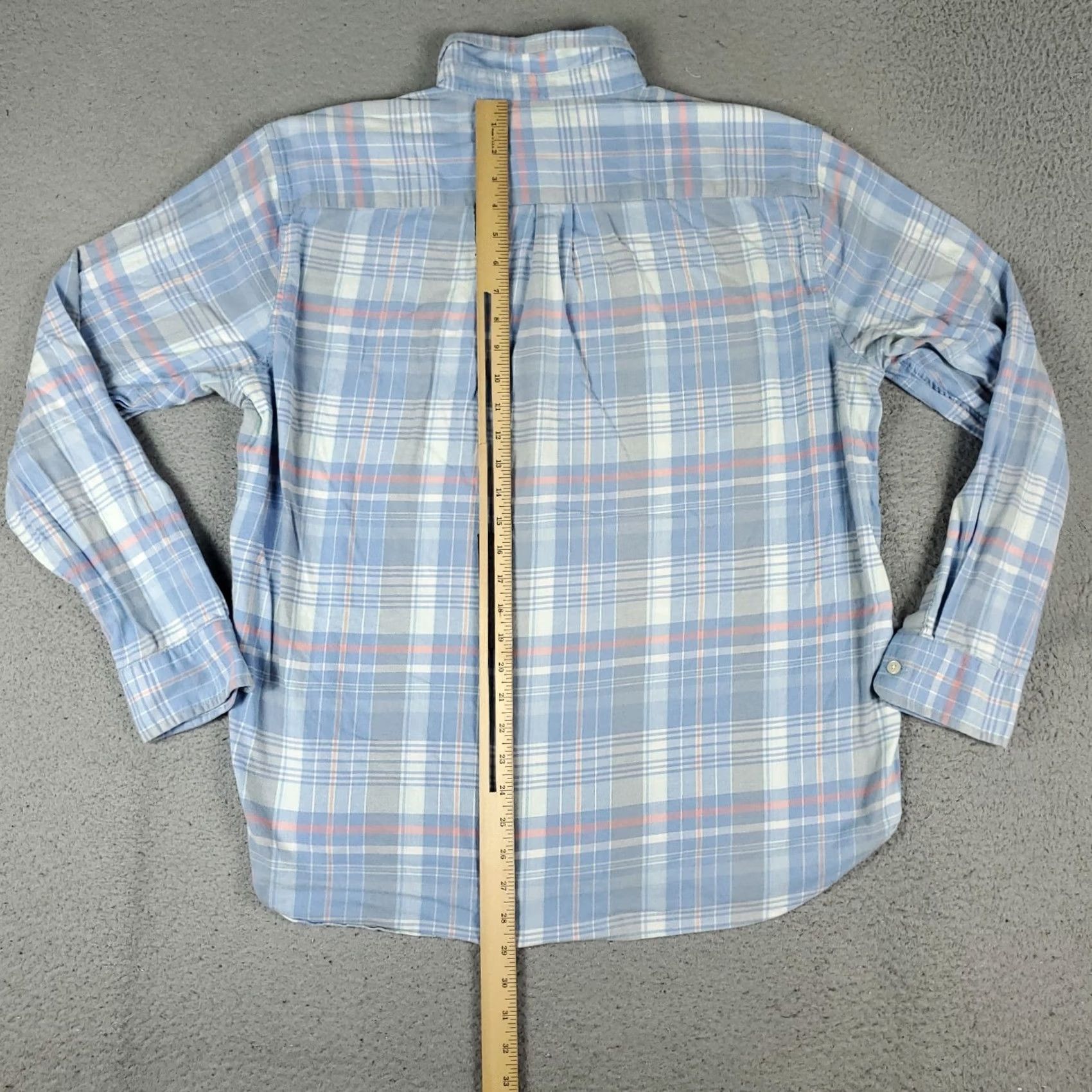 Vineyard Vines Vineyard Vines Shirt Mens L Blue Plaid Flannel Classic Button Up Long Sleeve Size US L / EU 52-54 / 3 - 3 Thumbnail