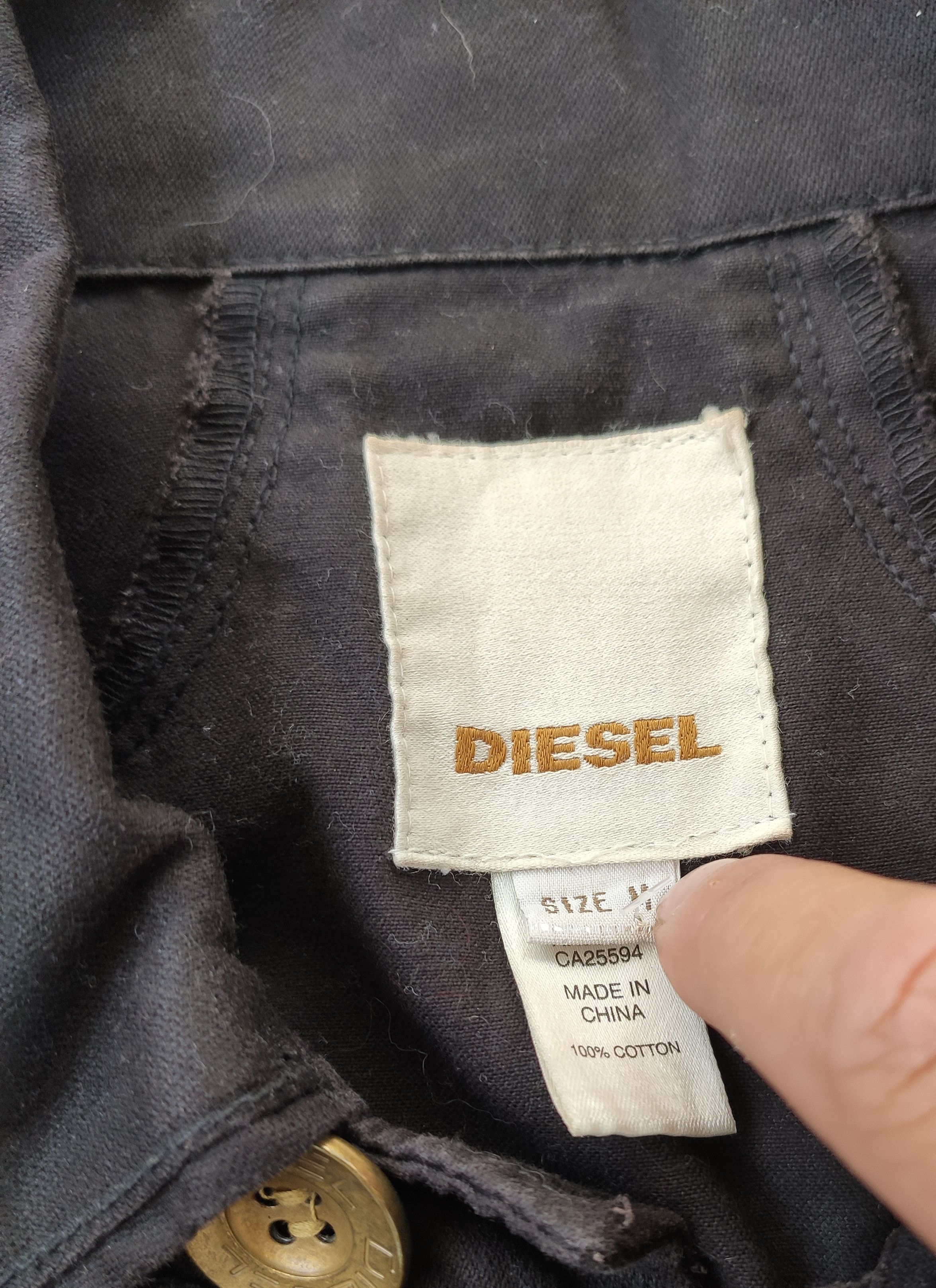 Diesel × Vintage Vintage Diesel women jacket alternative archive black Size M / US 6-8 / IT 42-44 - 5 Thumbnail
