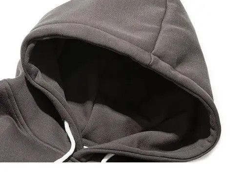 VIBE Vintage Angels Grey Hoodie Sweatshirt Pullover Jersey Jumper Size US L / EU 52-54 / 3 - 3 Thumbnail