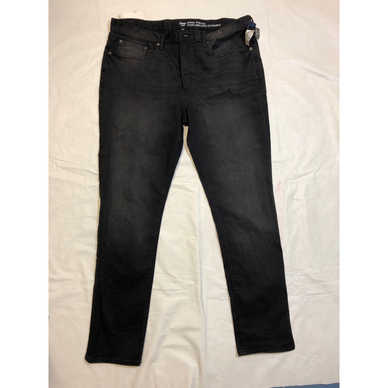 Gap Men’s Gap skinny stretch black jeans Size US 38 / EU 54 - 1 Thumbnail