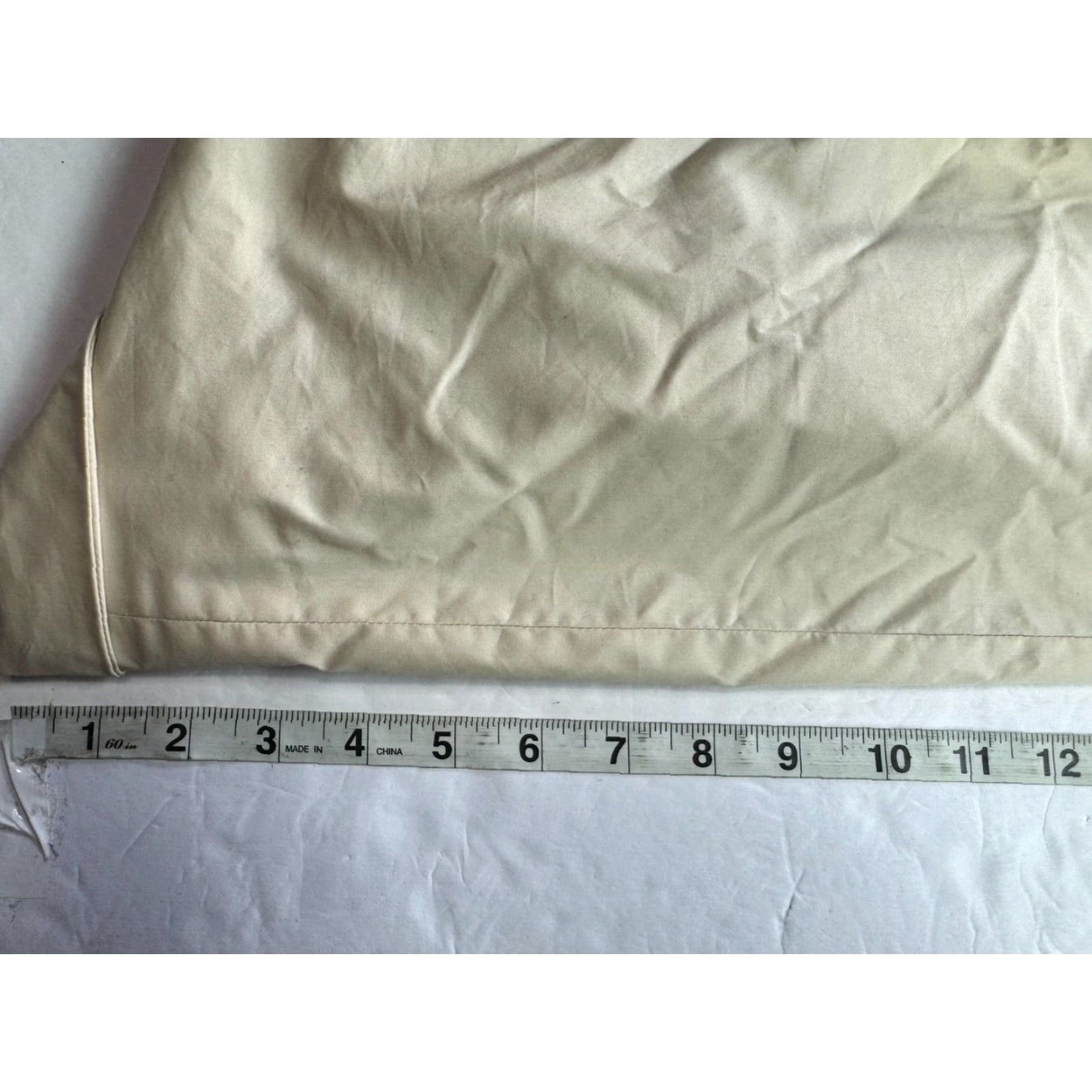 Vintage Blazer Mens Slim Beig e Lightweight H&M 34Regular Cotton Polyester Button Solid Ivory Size 36R - 6 Thumbnail