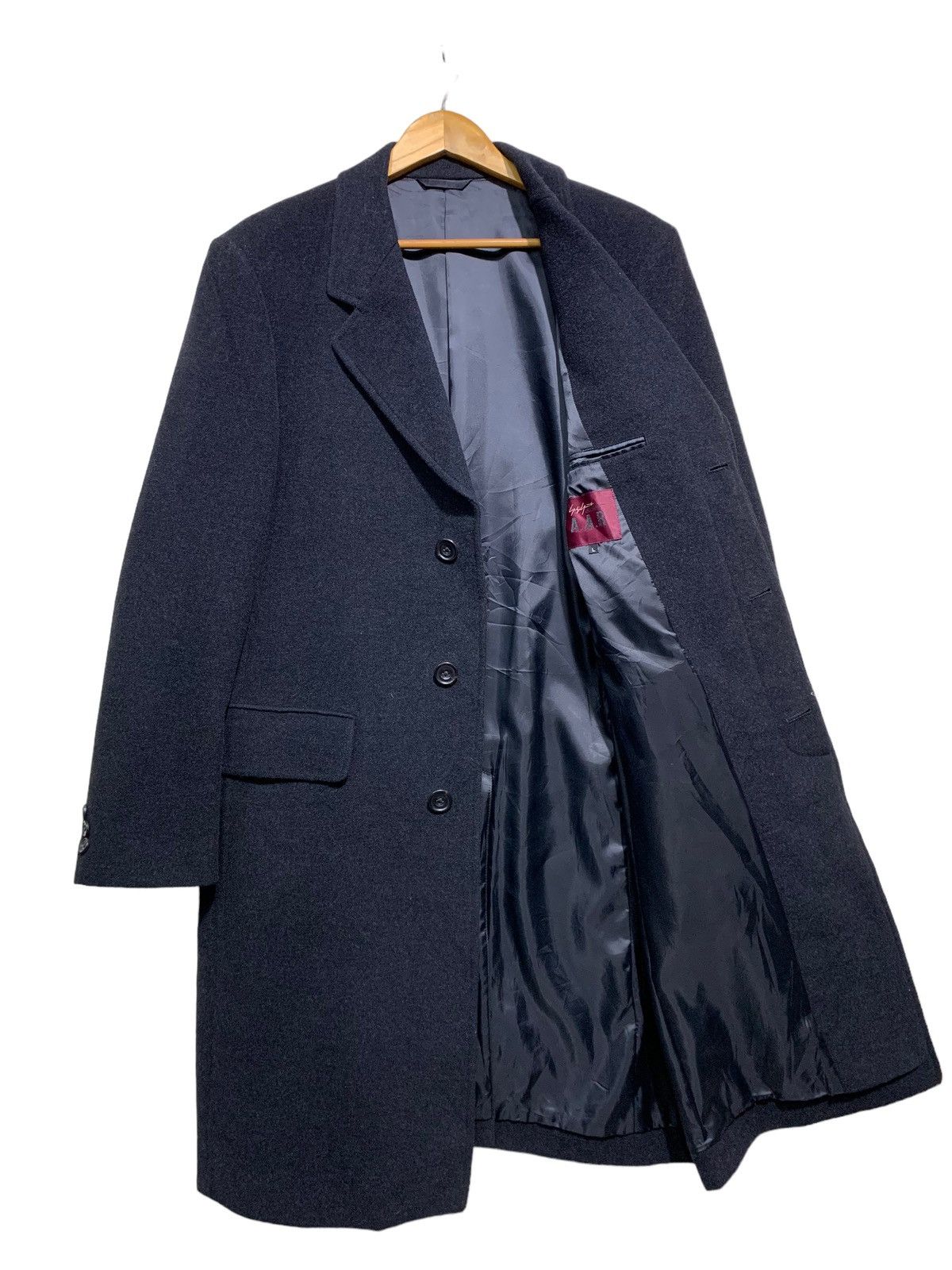 Yohji Yamamoto 🔥YOHJI YAMAMOTO WOOL OVERCOATS Size US M / EU 48-50 / 2 - 1 Thumbnail