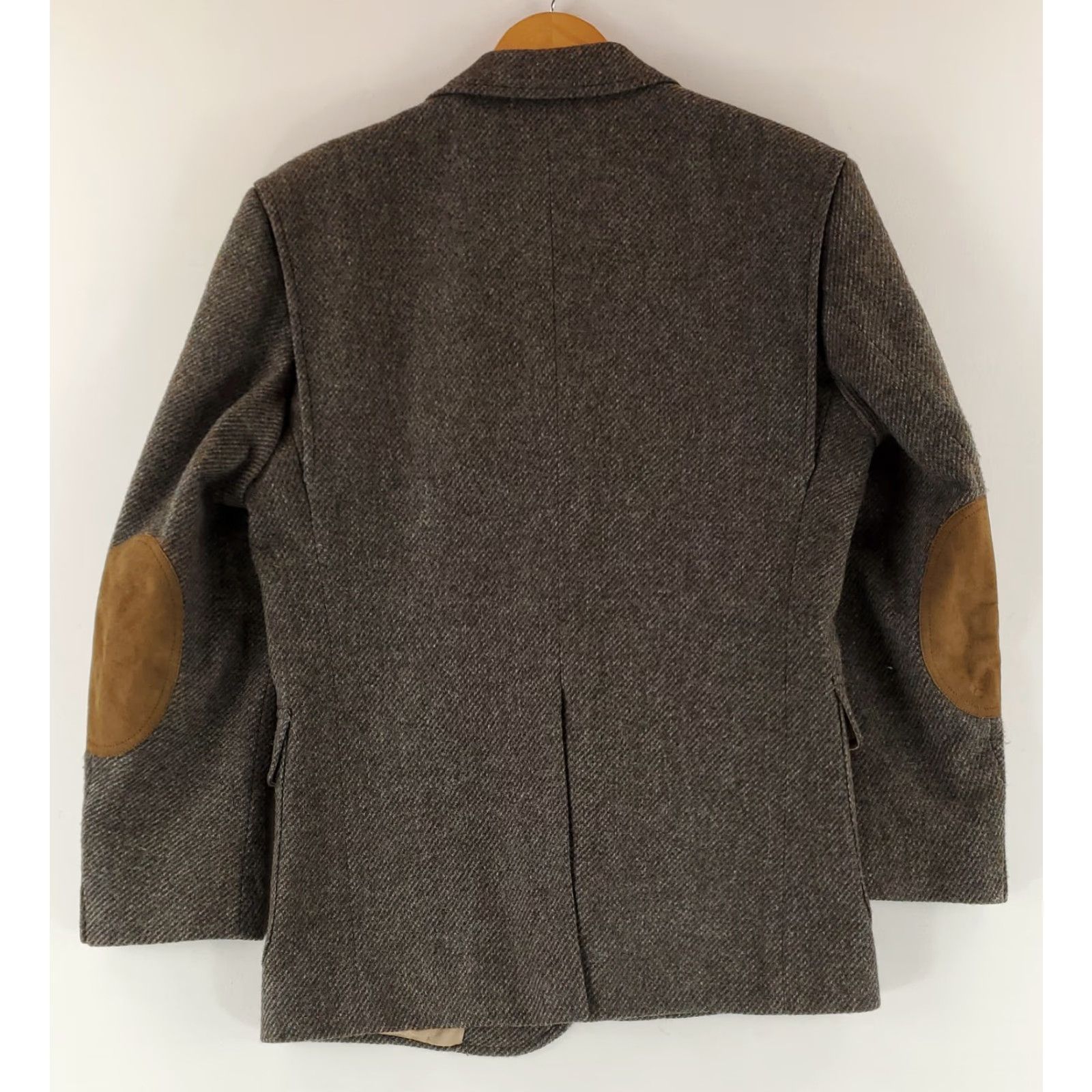 Pendleton VINTAGE Pendleton Sport Coat Jacket Blazer Tweed Brown Elbows Made USA Mens 40 Mens Brown 40 Size 40R - 5 Thumbnail