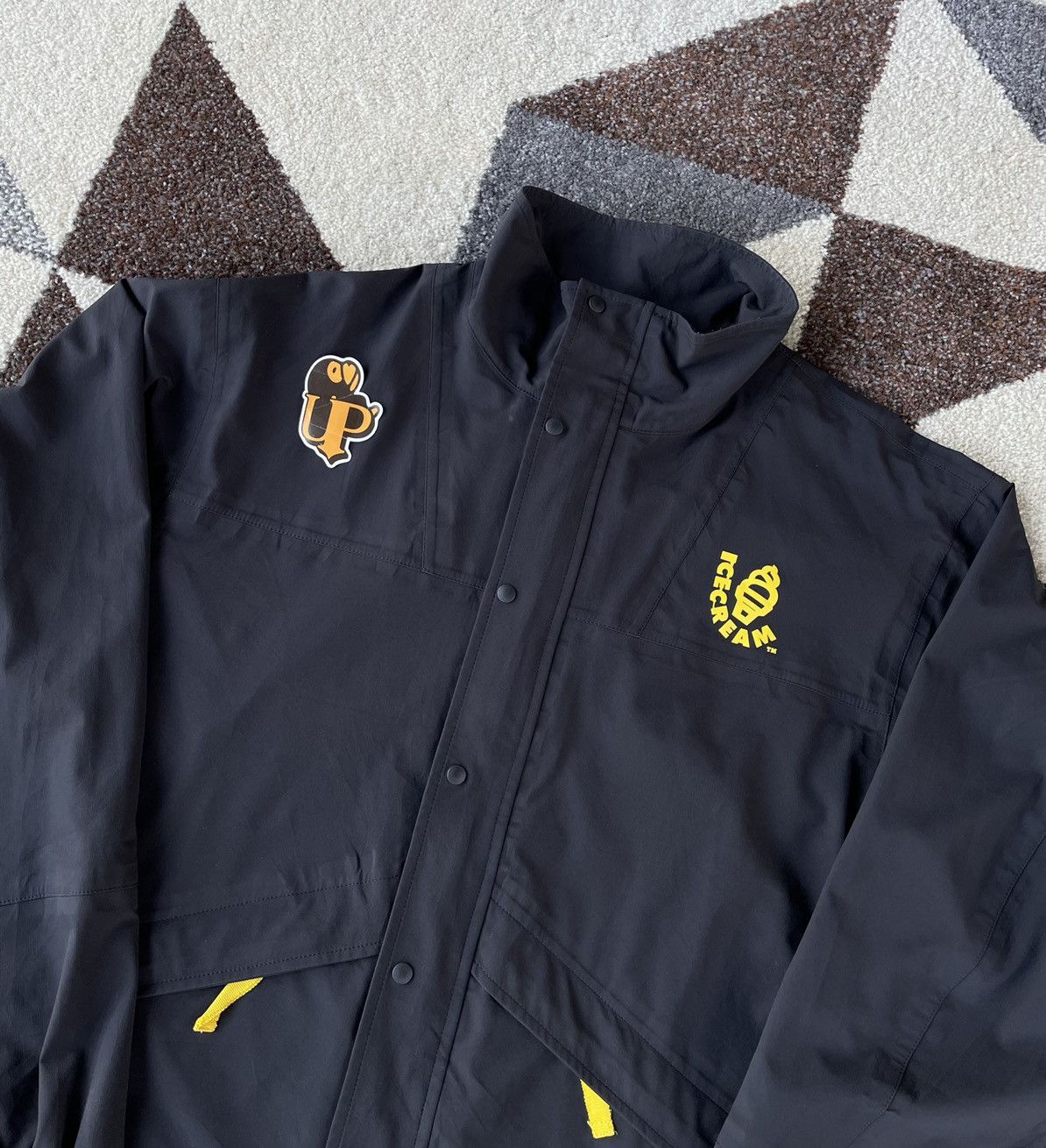 BBC Ice Cream Gore-tex Black Windbreaker Jacket - Light Jackets