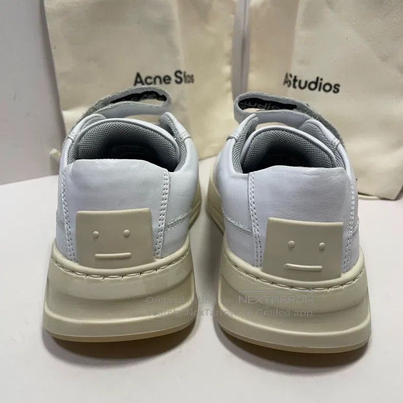 Acne Studios Acne Studios Leather Velcro laced casual sneakers Size US 4.5 / IT 34.5 - 3 Thumbnail