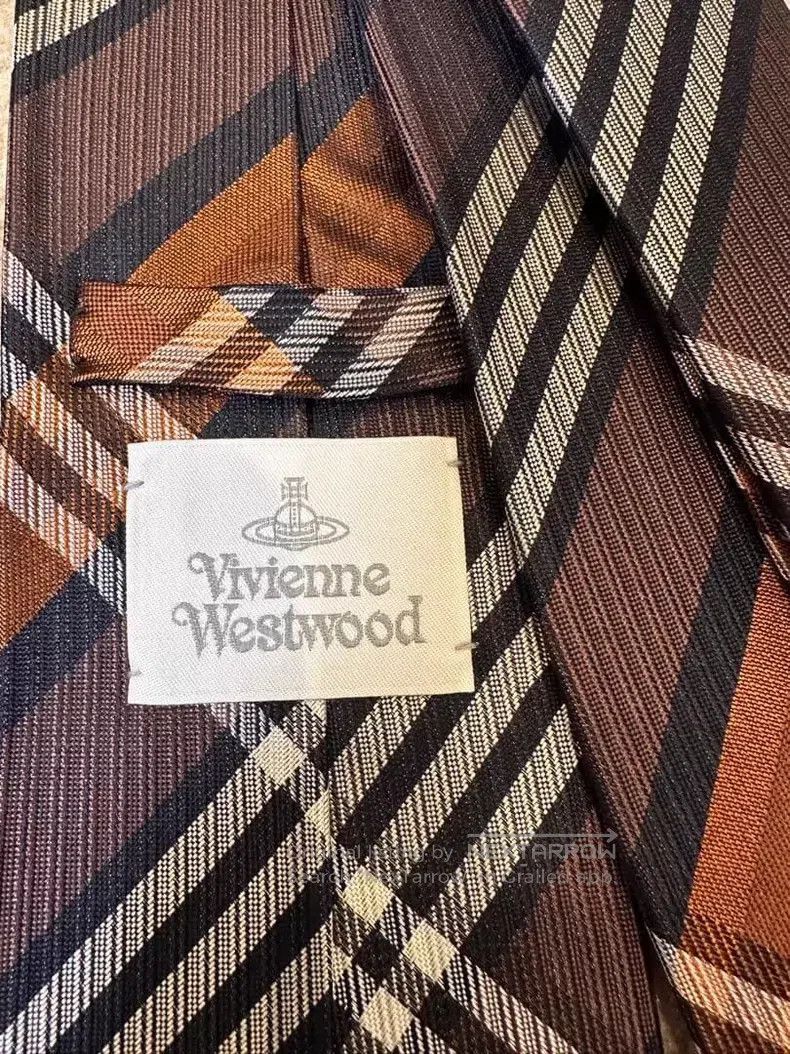 Vivienne Westwood Vivienne Westwood Merald Color System Plaid Tie Size ONE SIZE - 3 Thumbnail