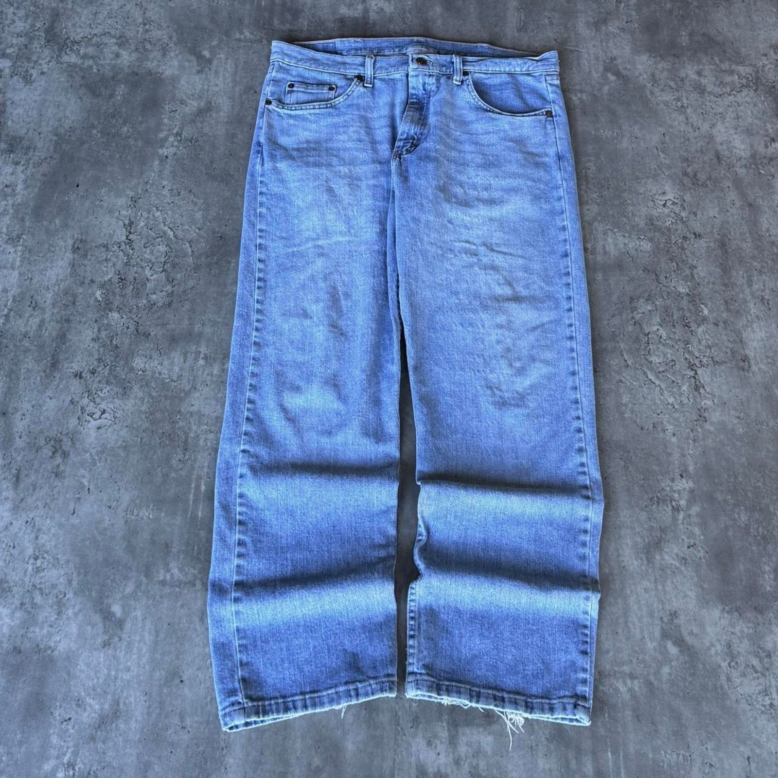 Levi's × Vintage × Wrangler Vintage Y2K Wrangler Light Wash Grunge Opium Denim Jeans Size US 36 / EU 52 - 2 Thumbnail