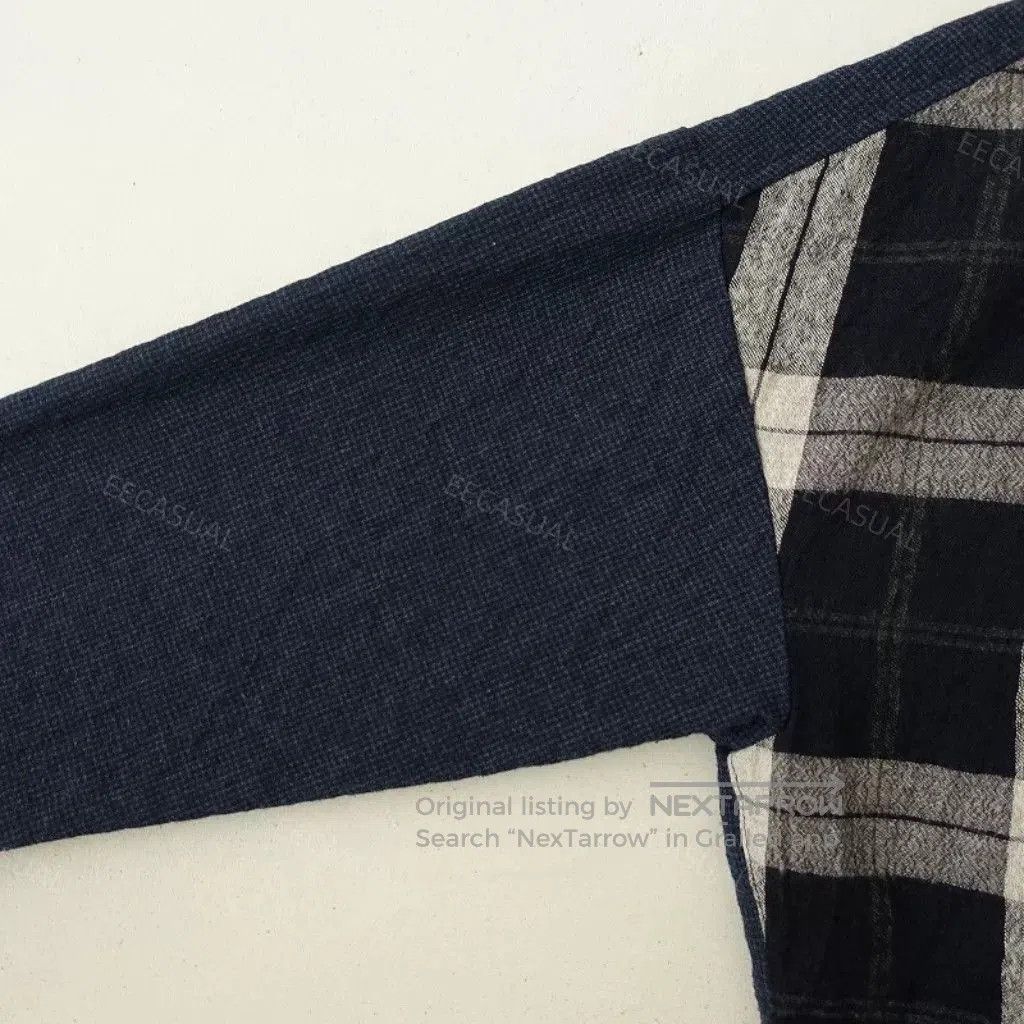 Pas de Calais Pas de Calais Check Pattern Shirt. Size XS / US 0-2 / IT 36-38 - 6 Thumbnail