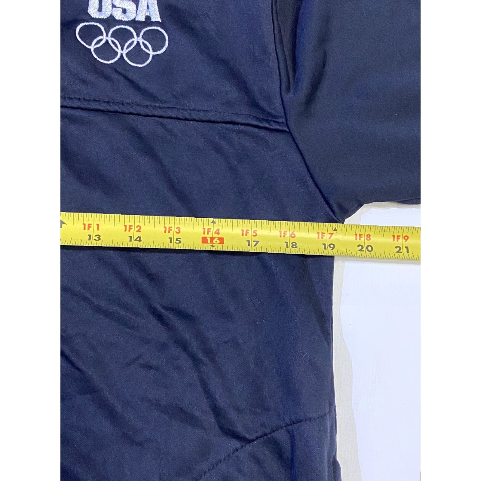Vintage VINTAGE Mens USA Olympics Full Zip Jacket Navy Blue size Medium Size US M / EU 48-50 / 2 - 3 Thumbnail