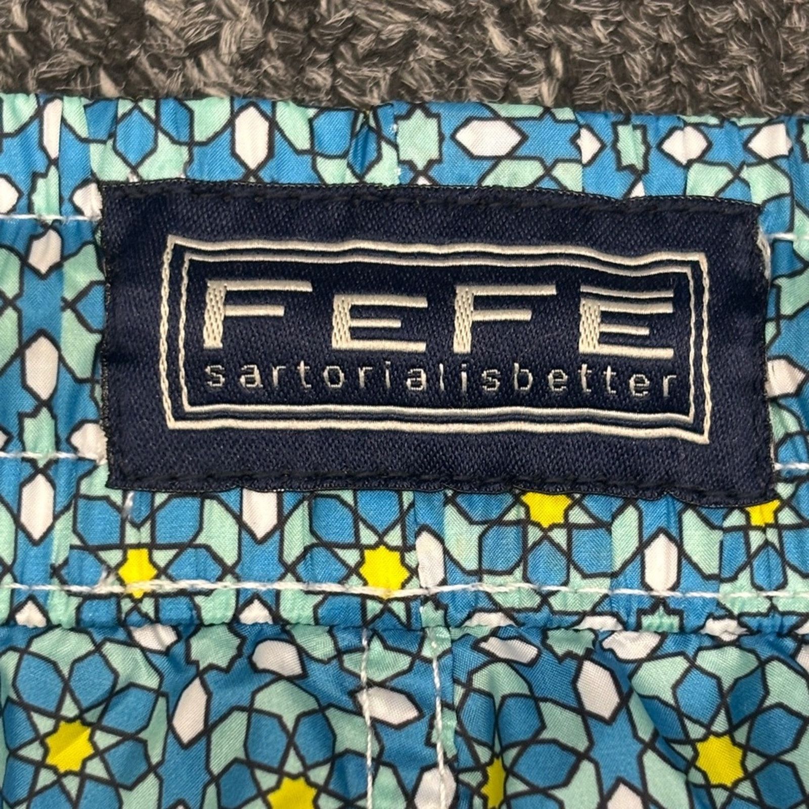 Other NWT Fefe Pepe Jeans Blue Floral Men's Swim Trunks Size L Size US 38 / EU 54 - 4 Thumbnail