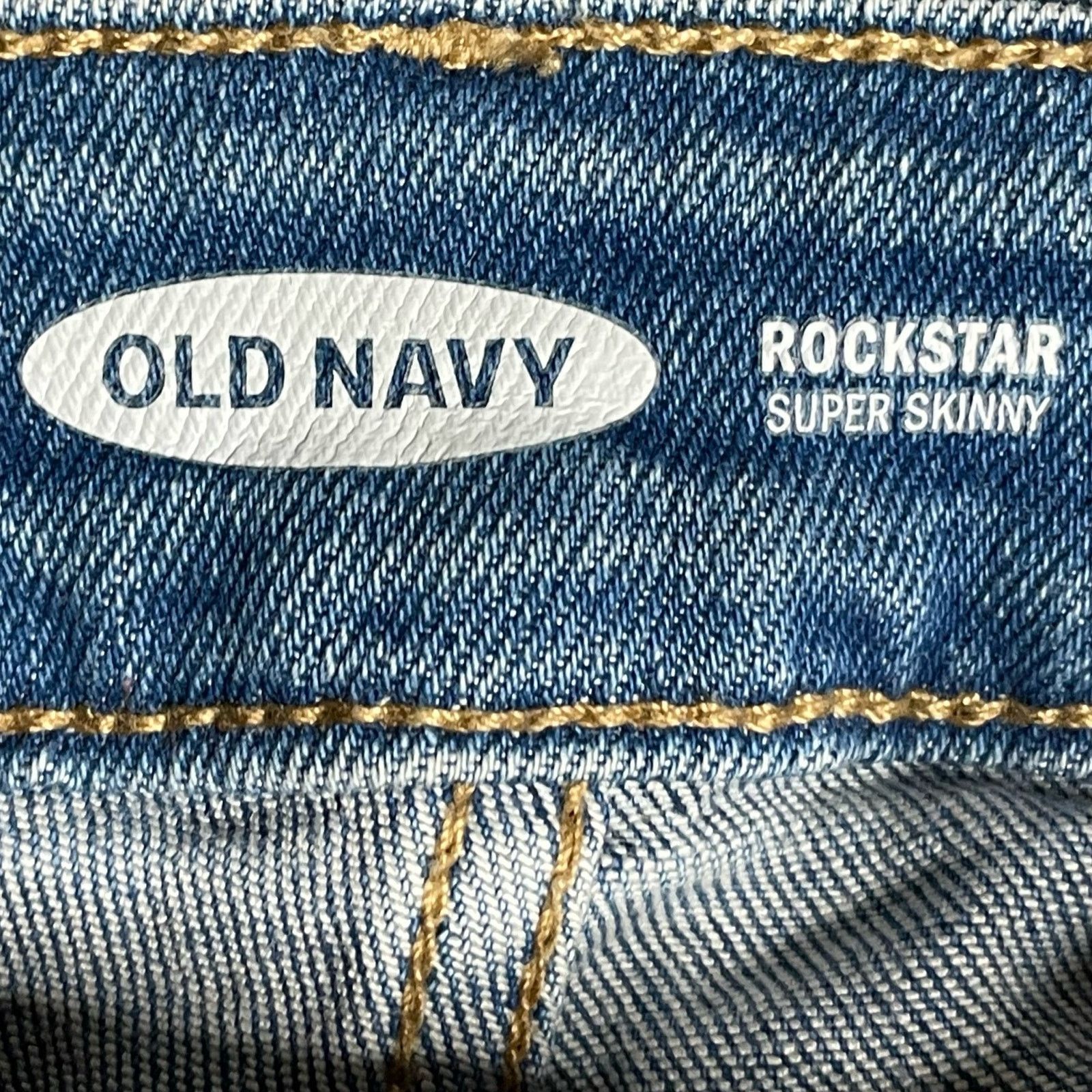 Old Navy NWOT Old Navy Rockstar Super Skinny Jeans Size 28" / US 6 / IT 42 - 3 Thumbnail