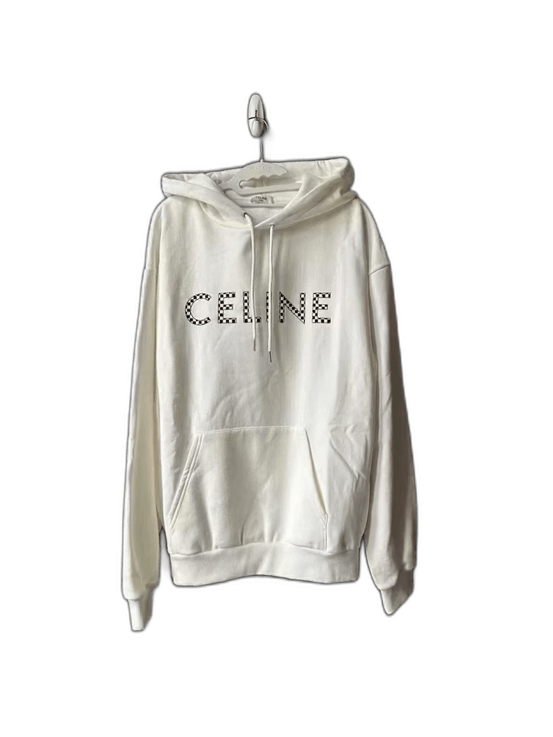 Celine Celine Checkerboard Studded Hoodie Size US L / EU 52-54 / 3 - 1 Thumbnail