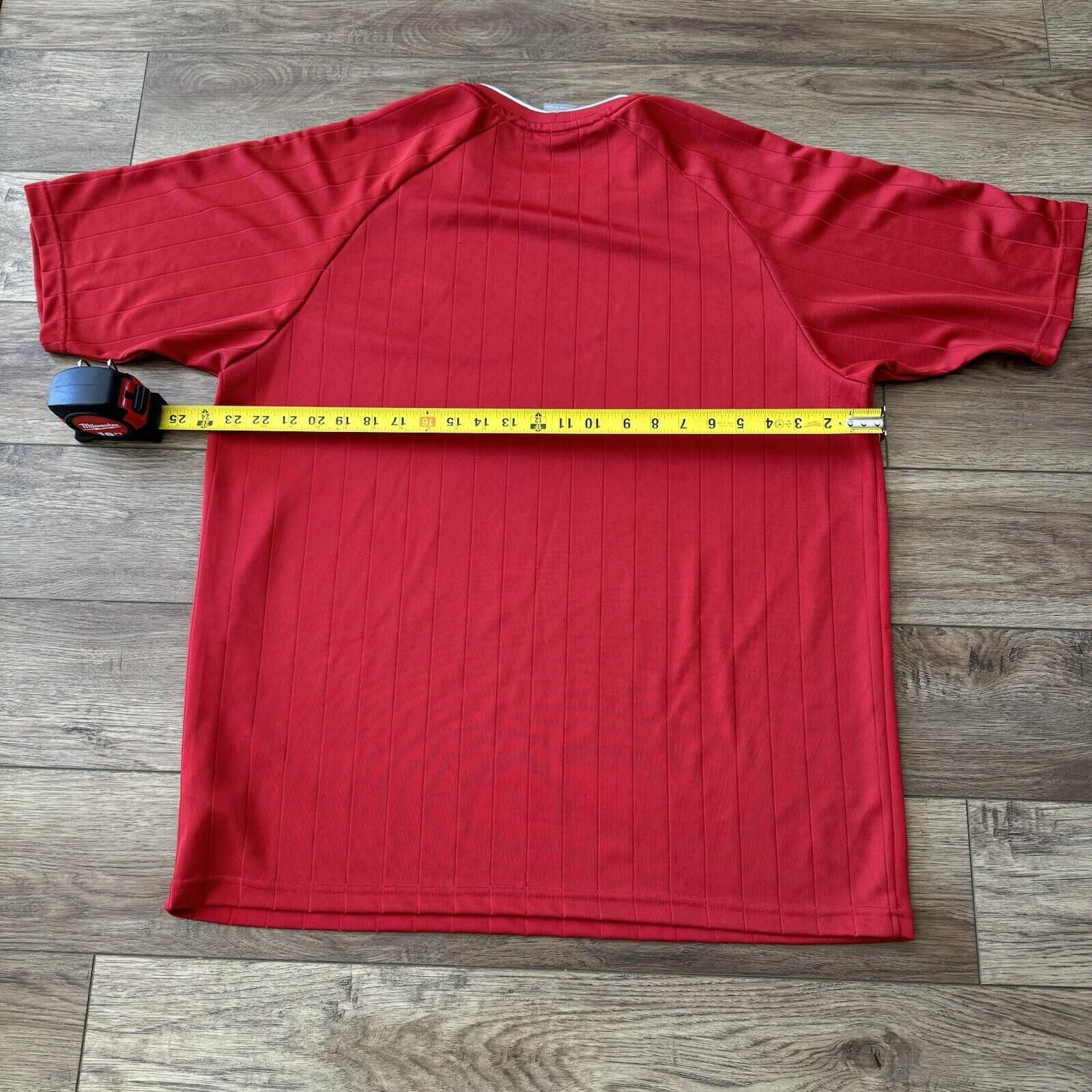 Nike Vintage Y2K Nike Red Active Shirt Silver Tag Size L Soccer Size US L / EU 52-54 / 3 - 5 Thumbnail