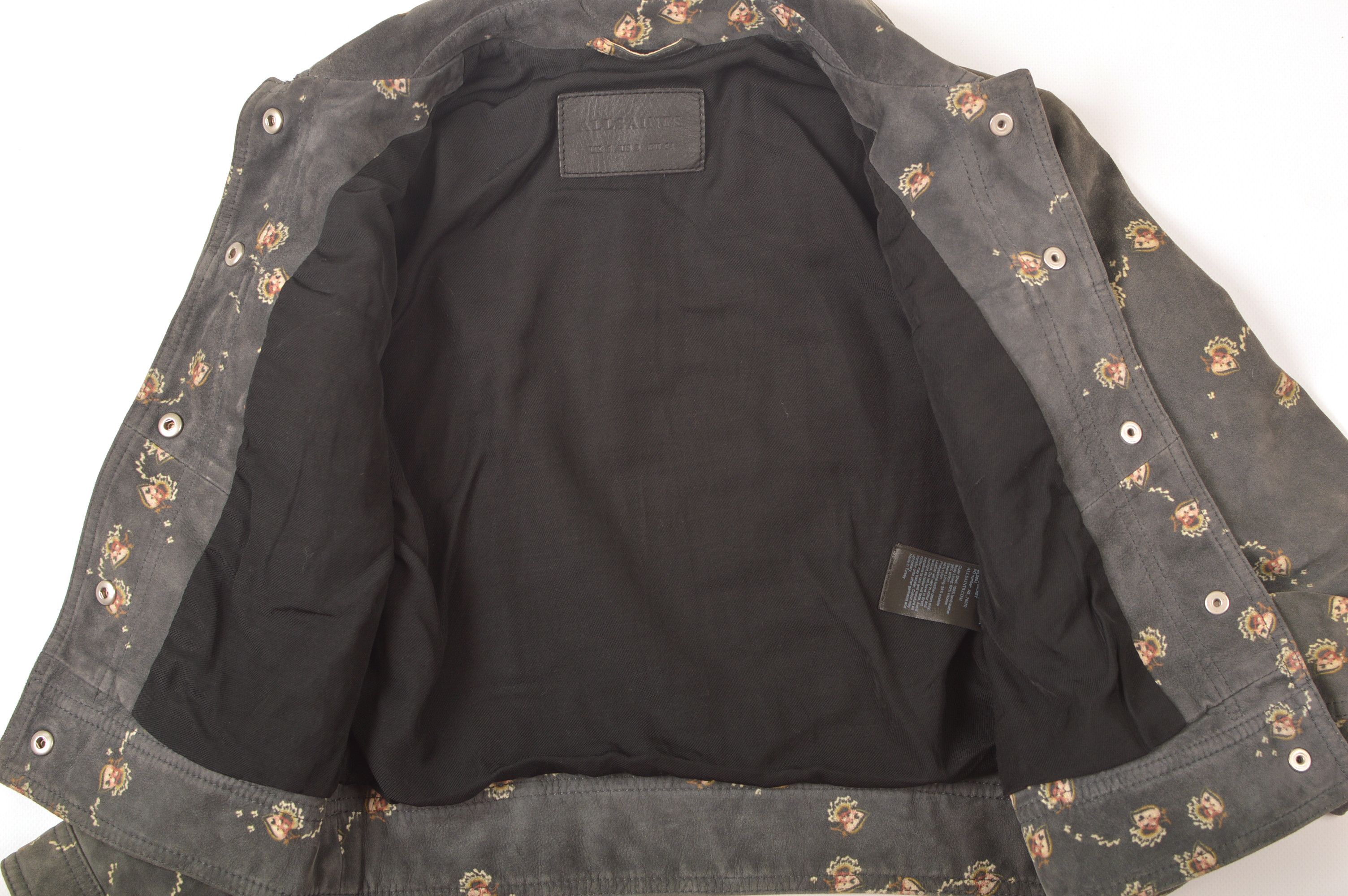 Allsaints Allsaints W's Fraise Lamb Leather Biker Jacket Size XS / US 0-2 / IT 36-38 - 5 Thumbnail