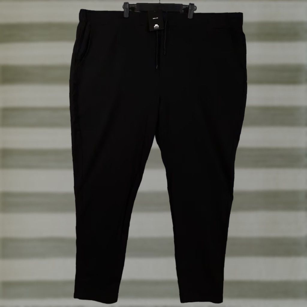 Winston Pants Mens 56x32 Black Cotton Spandex Jogger Casual Lounge