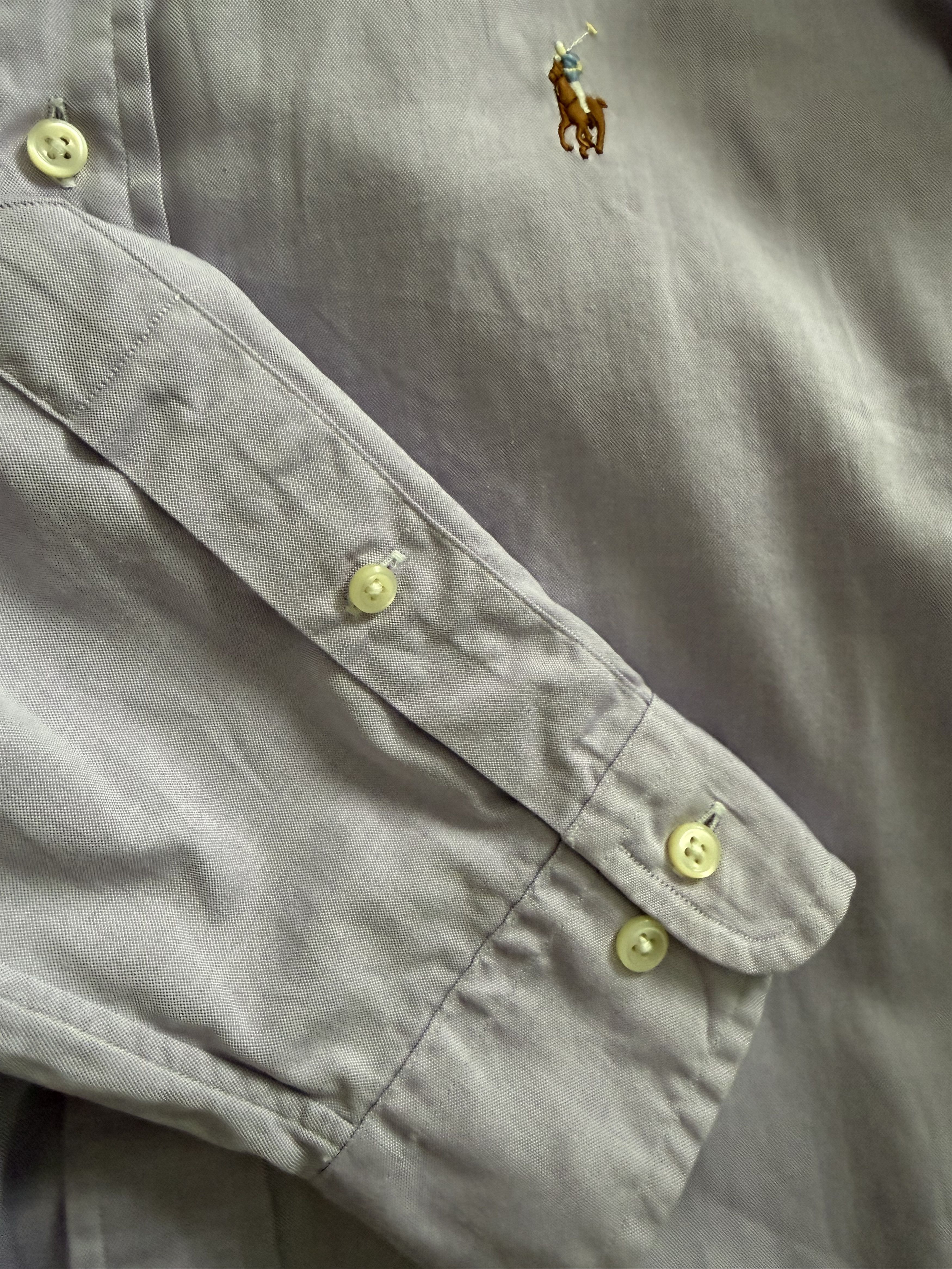 Polo Ralph Lauren Polo Ralph Lauren men's cotton shirt light purple Size US L / EU 52-54 / 3 - 5 Thumbnail