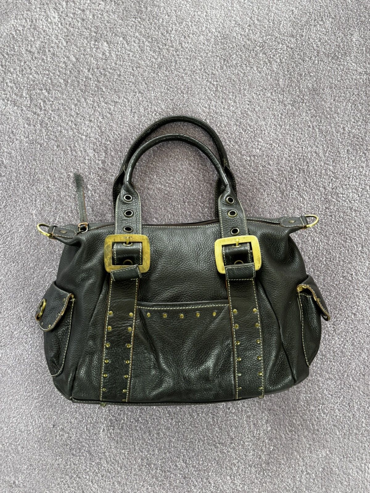 Hysteric Glamour Vintage Grunge Vibe Leather Studded Punk Y2K Bag Size ONE SIZE - 1 Thumbnail