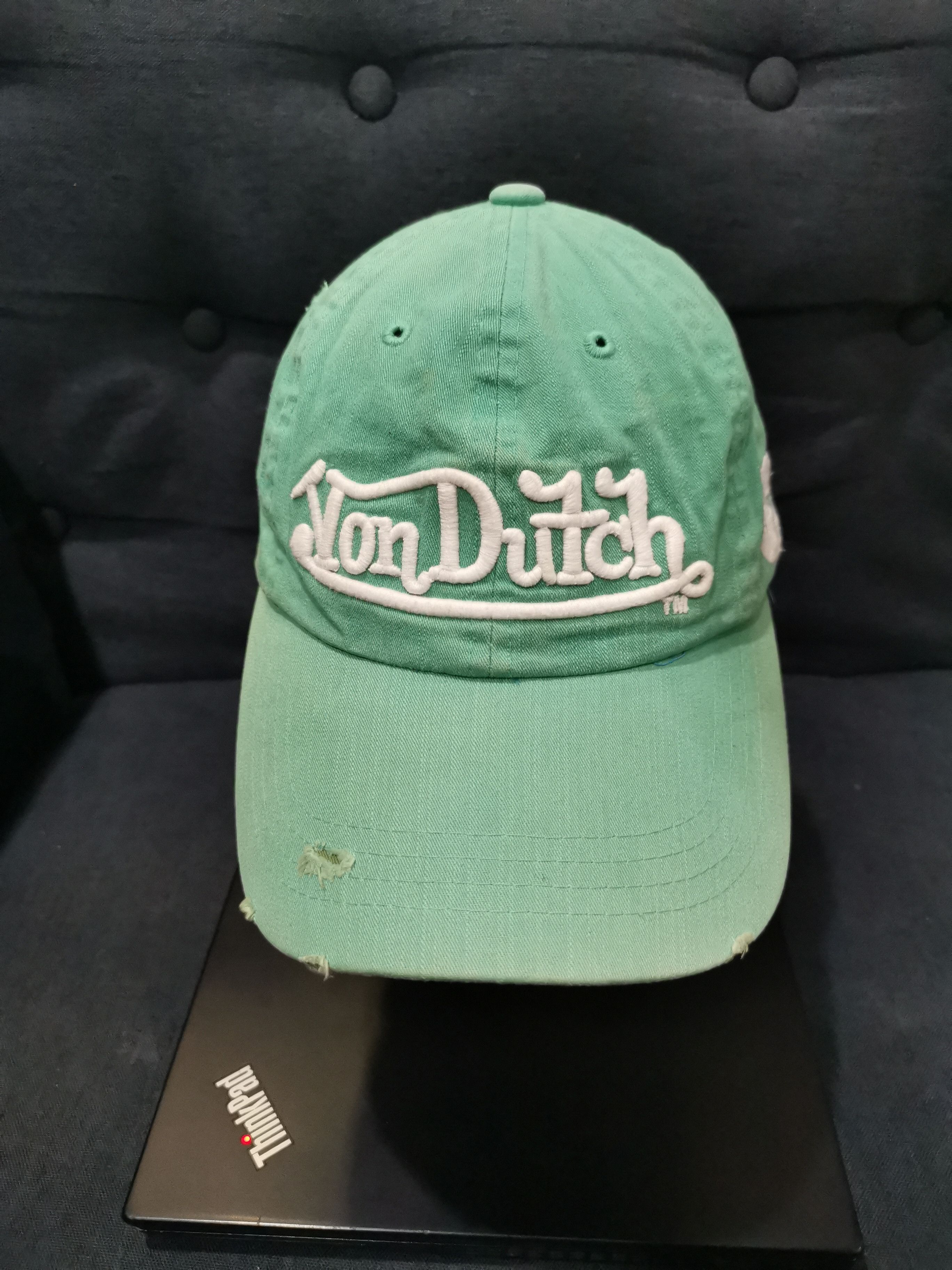 Vintage × Von Dutch Vintage Von Dutch Hats Distressed Design - Embroidery Size ONE SIZE - 1 Thumbnail