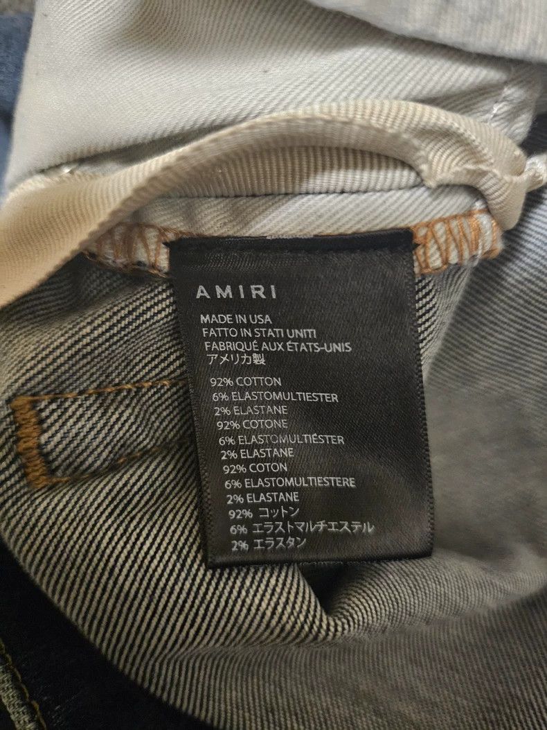 Amiri Amiri One knee destroys jeans Size US 34 / EU 50 - 6 Thumbnail