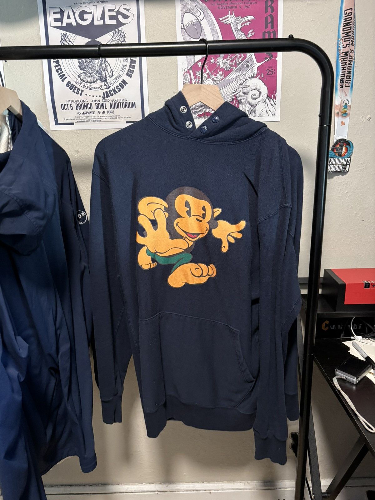 Bape Vintage Bape Snap-Close Hoodie Size US XL / EU 56 / 4 - 1 Thumbnail