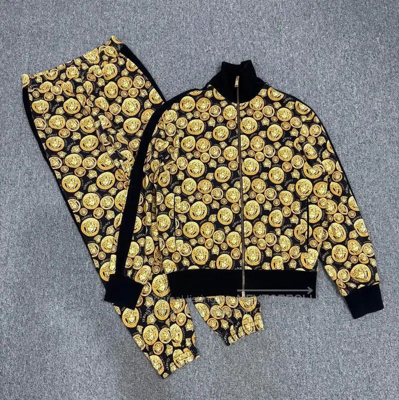 Versace Multi-Color Cotton Men's Outerwear .