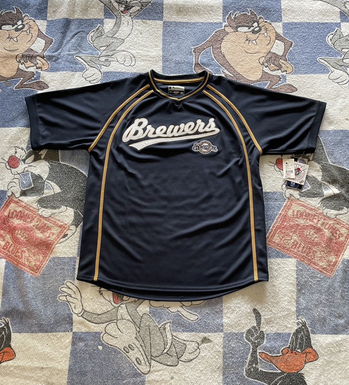 MLB Milwaukee Brewers jersey top Size US L / EU 52-54 / 3 - 1 Thumbnail