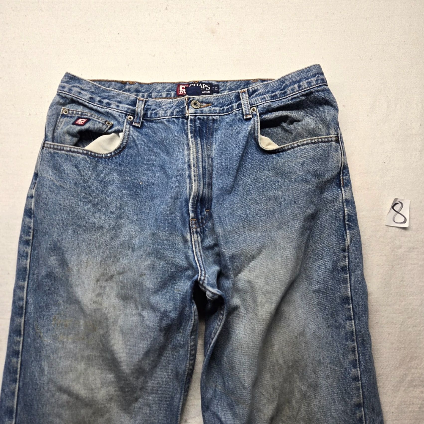 Chaps Chaps Ralph Lauren Jeans Denim Pants Classic Fit Adult Men's 36x34 Blue 5-Pocket Mens Size US 36 / EU 52 - 2 Thumbnail