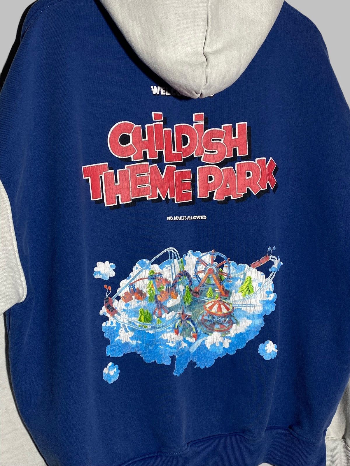 🔥 CHILDISH THEME PARK HOODIE Y2K TGF BRO POPCORN VIBES