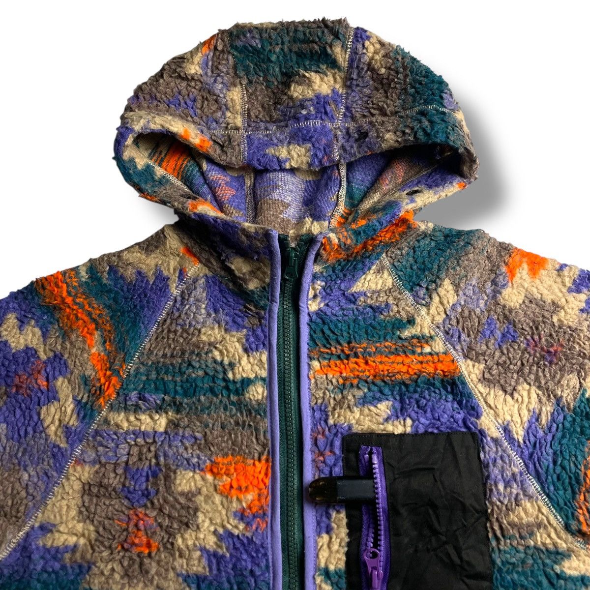 Kapital 🇯🇵 TITICACA COLOURFUL NATIVE FLEECE JACKET Size US L / EU 52-54 / 3 - 3 Thumbnail