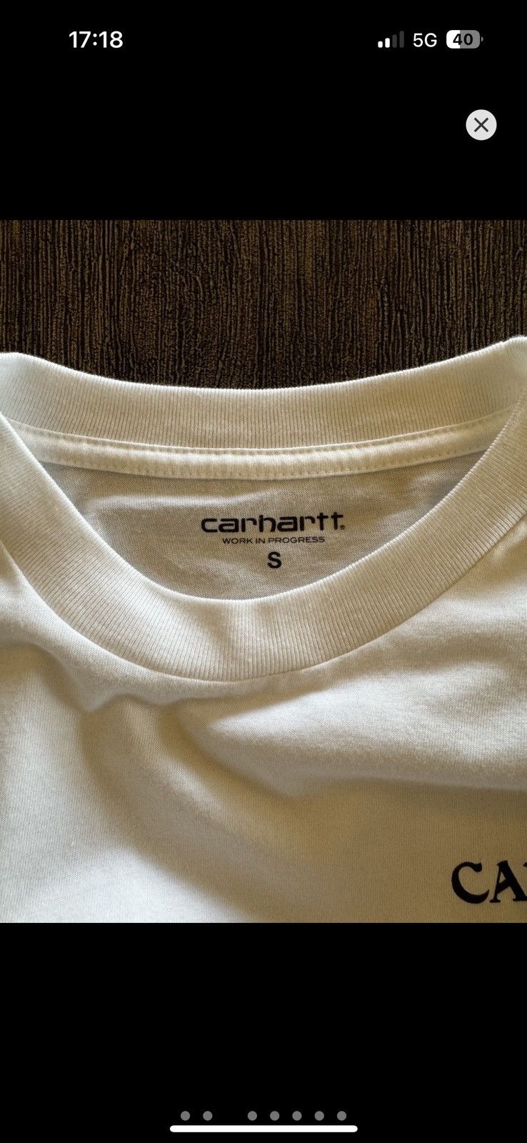 Carhartt Wip White Carhartt WIP shirt Size US S / EU 44-46 / 1 - 3 Thumbnail