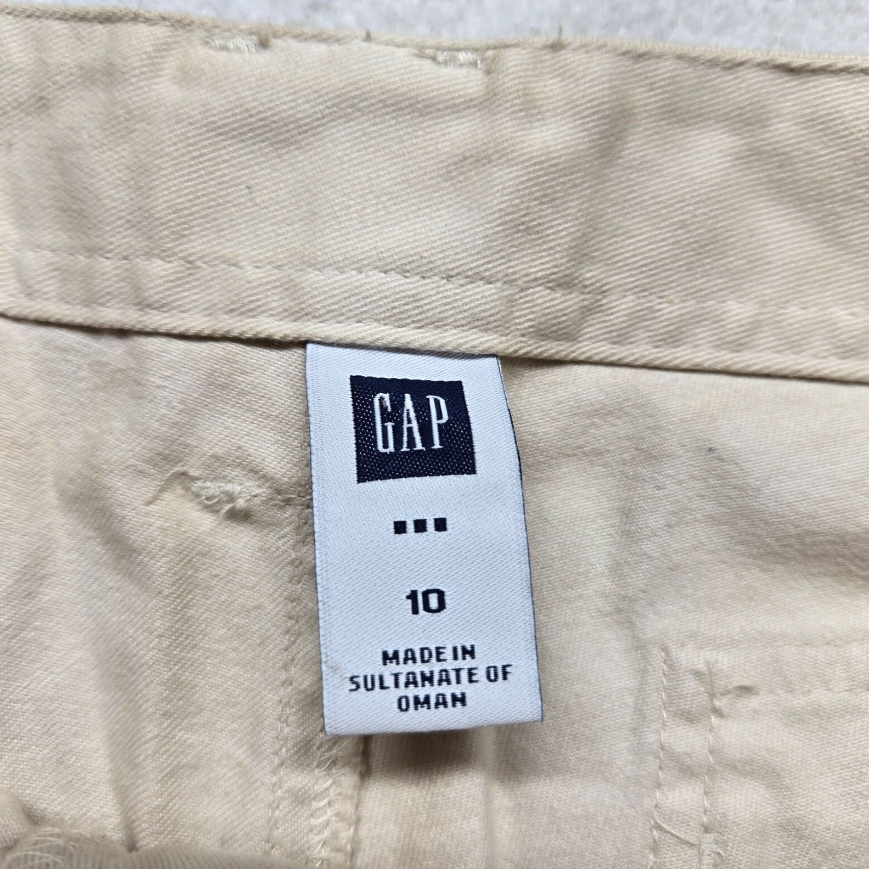 Gap Gap Women's Pants Belted Straight Leg 10 Regular Brown Curvy Mid Rise Size 32" / US 10 / IT 46 - 3 Thumbnail