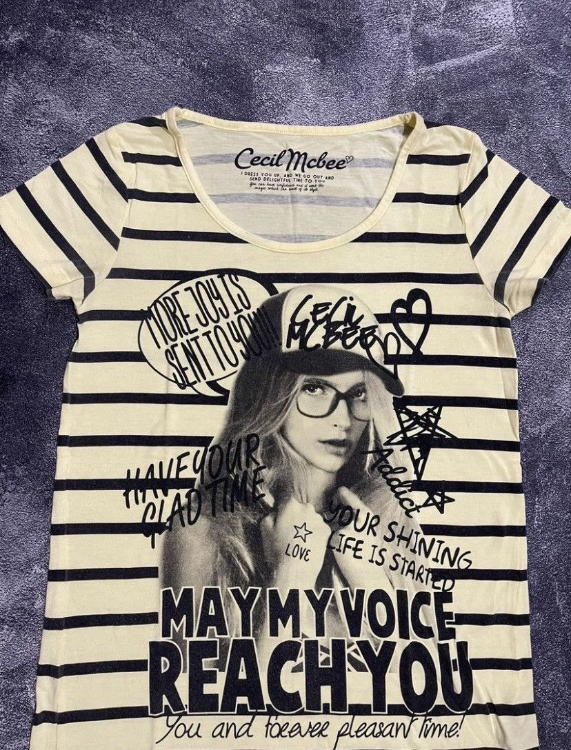 Japanese Brand Y2K Cecil Mcbee T Shirt Size M / US 6-8 / IT 42-44 - 3 Thumbnail