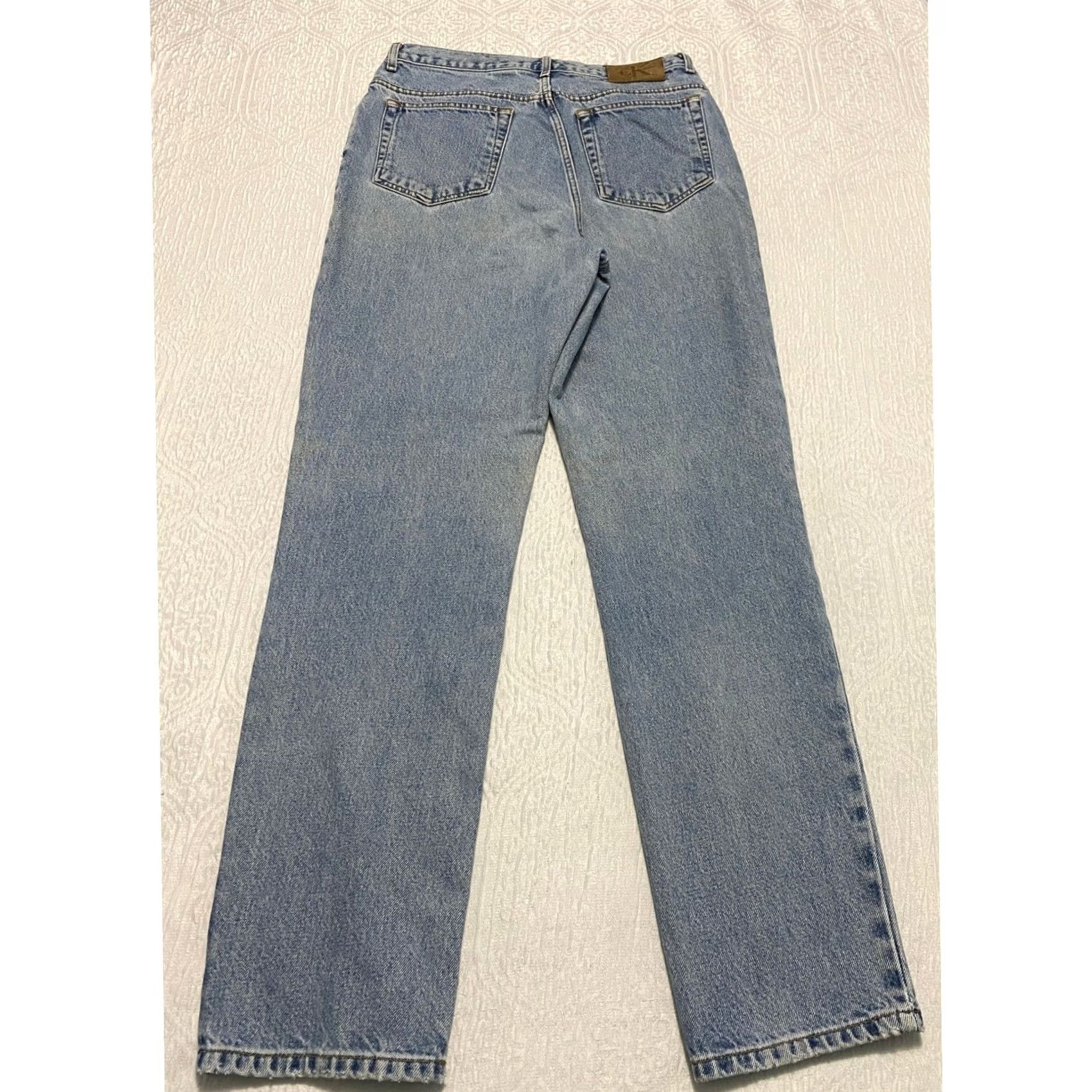 Calvin Klein VINTAGE Calvin Klein Jeans High Rise Double Stone Wash 13/14 Blue Denim 32in Inseam Womens Size 30" / US 8 / IT 44 - 2 Thumbnail