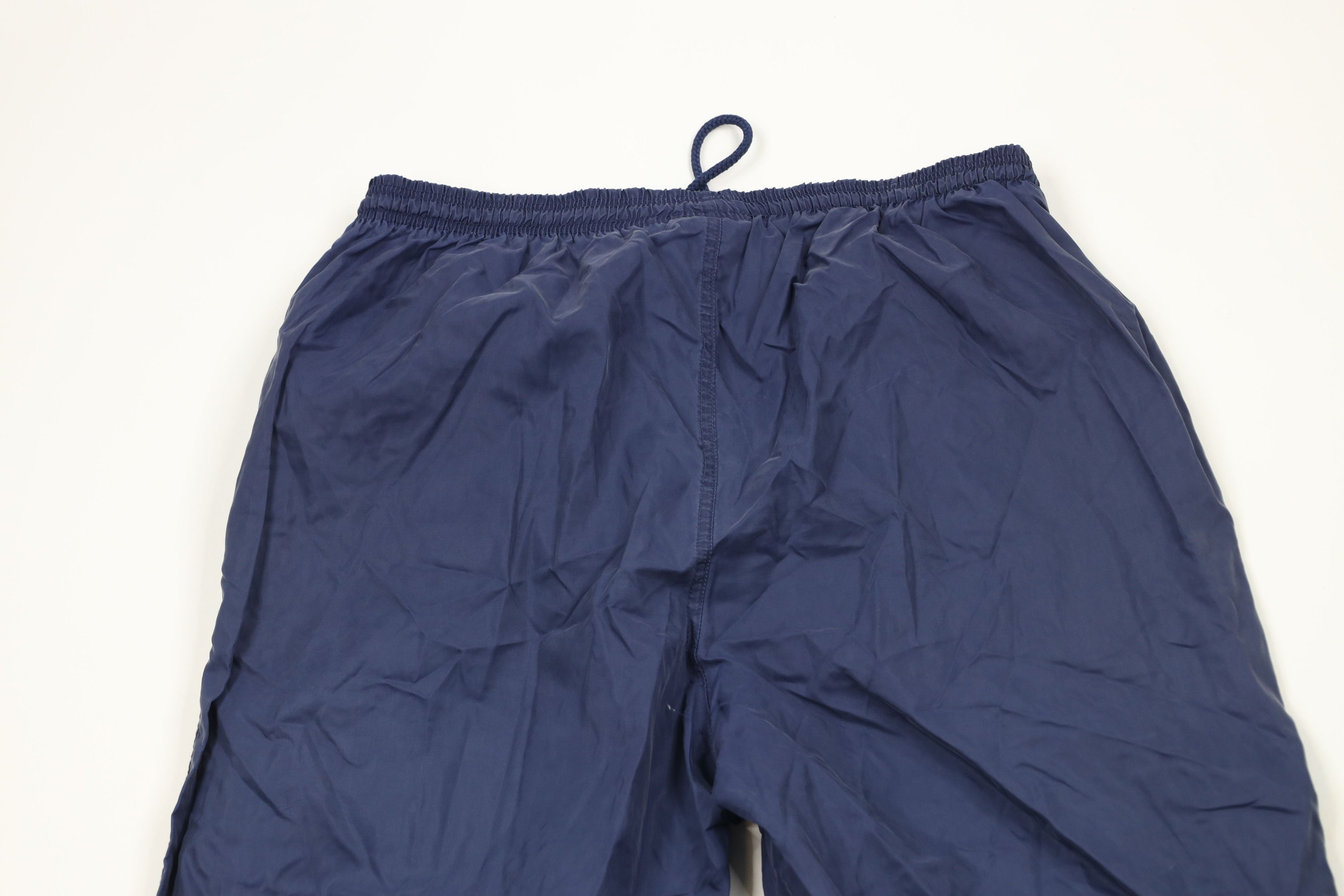Adidas × Vintage Vintage 90s Adidas Spell Striped Cuffed Joggers Pants Nylon Size US 36 / EU 52 - 13 Thumbnail