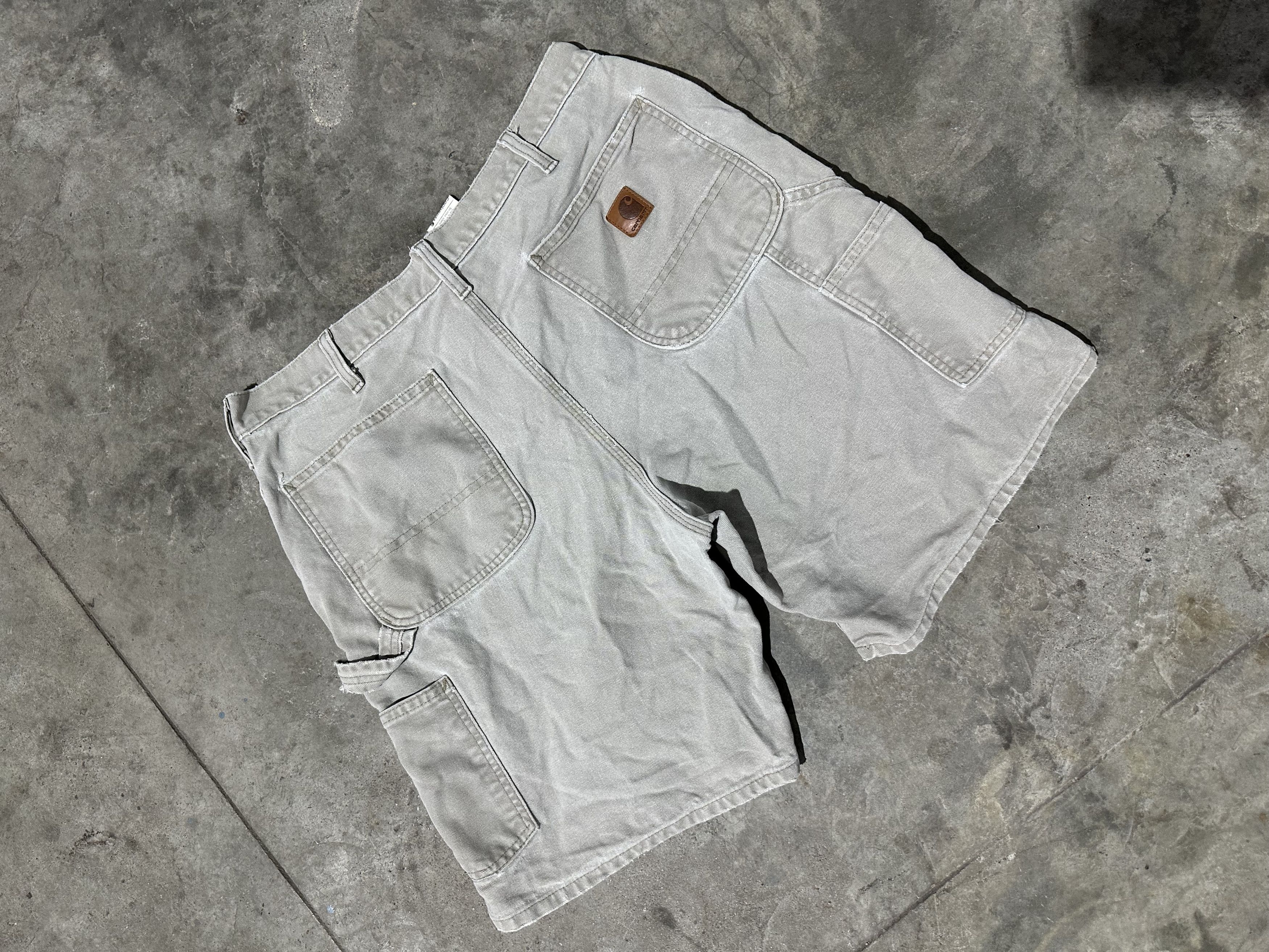 Carhartt 90s Carhartt B25 Double Knee Work Shorts – Faded Size US 36 / EU 52 - 2 Thumbnail