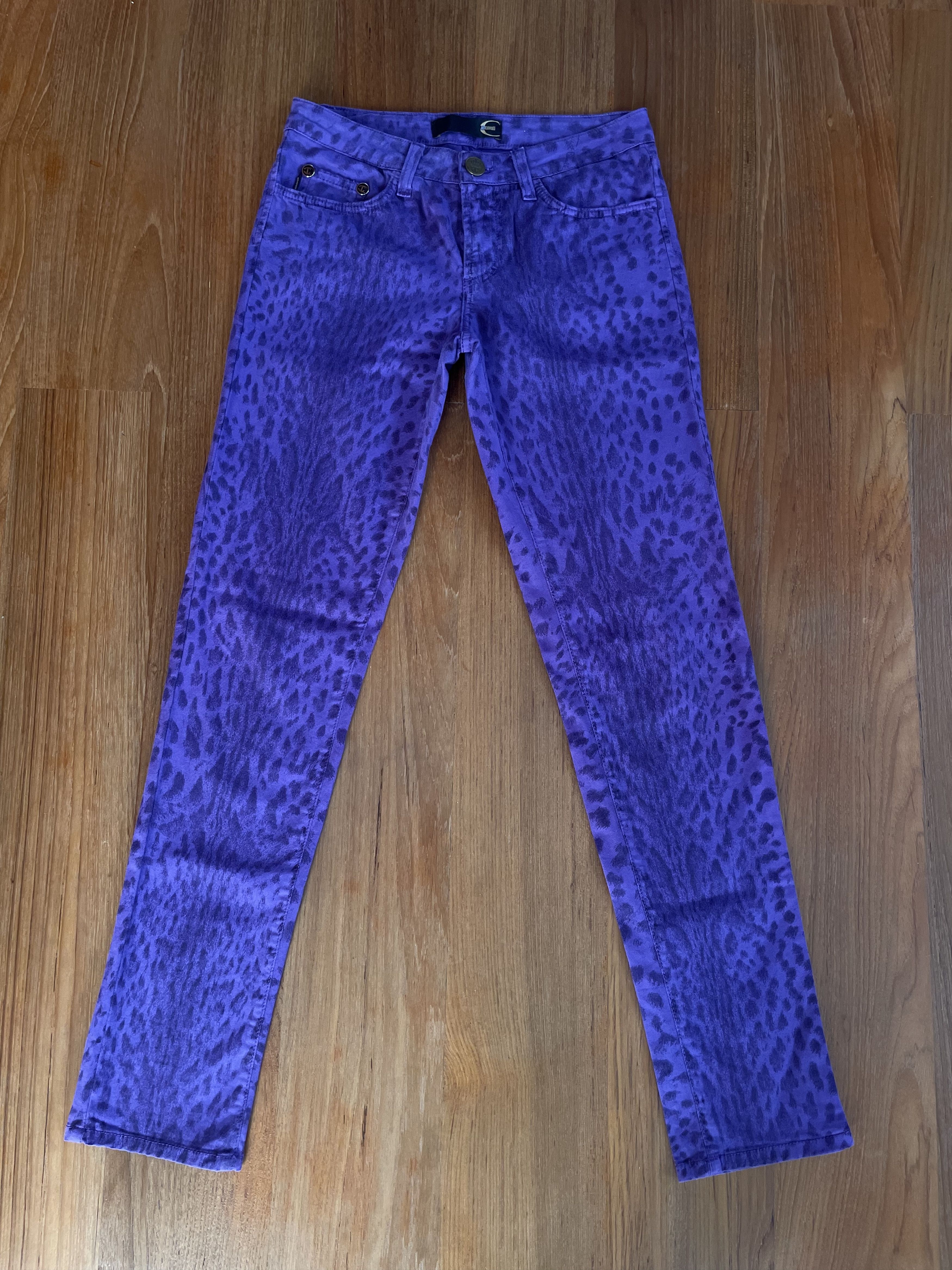 Roberto Cavalli × Vintage Roberto Cavalli y2k Vintage Full Print Pants Size 28" / US 6 / IT 42 - 1 Thumbnail