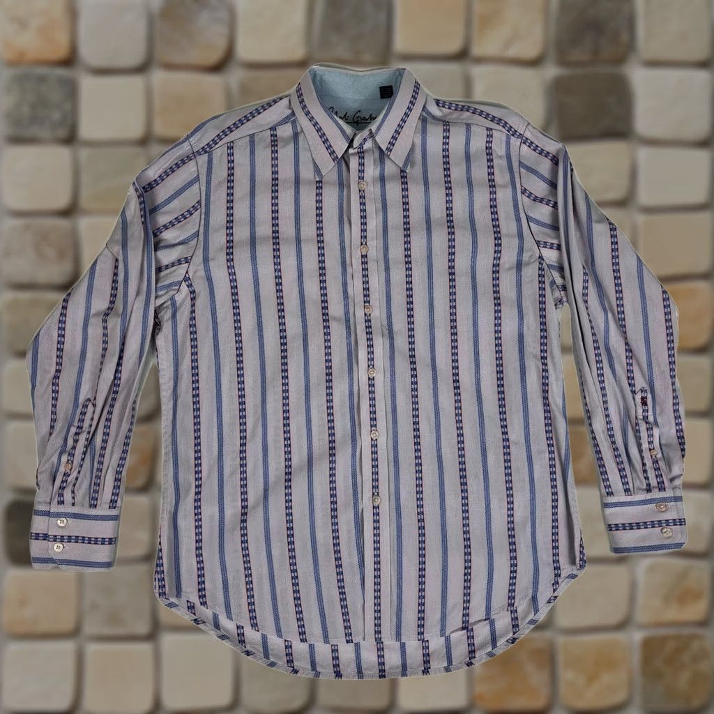 Robert Graham Robert Graham Button-Up Shirt Striped Mens L Multicolor 100% Cotton Casual Shirt Size US L / EU 52-54 / 3 - 1 Thumbnail