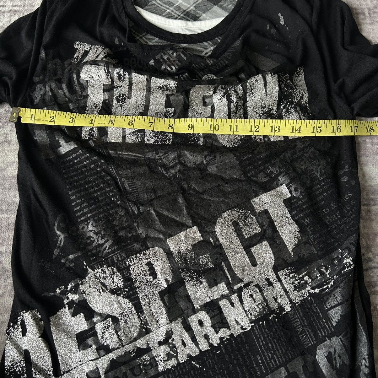 Japanese Brand Punk Dope.H Full Print Long Shirt Size US L / EU 52-54 / 3 - 12 Thumbnail