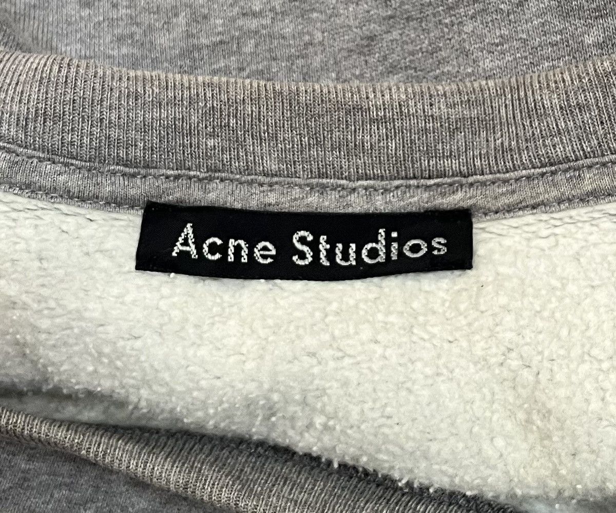 Acne Studios Acne studios face boxy grey oversized sweatshirt Size US L / EU 52-54 / 3 - 4 Thumbnail
