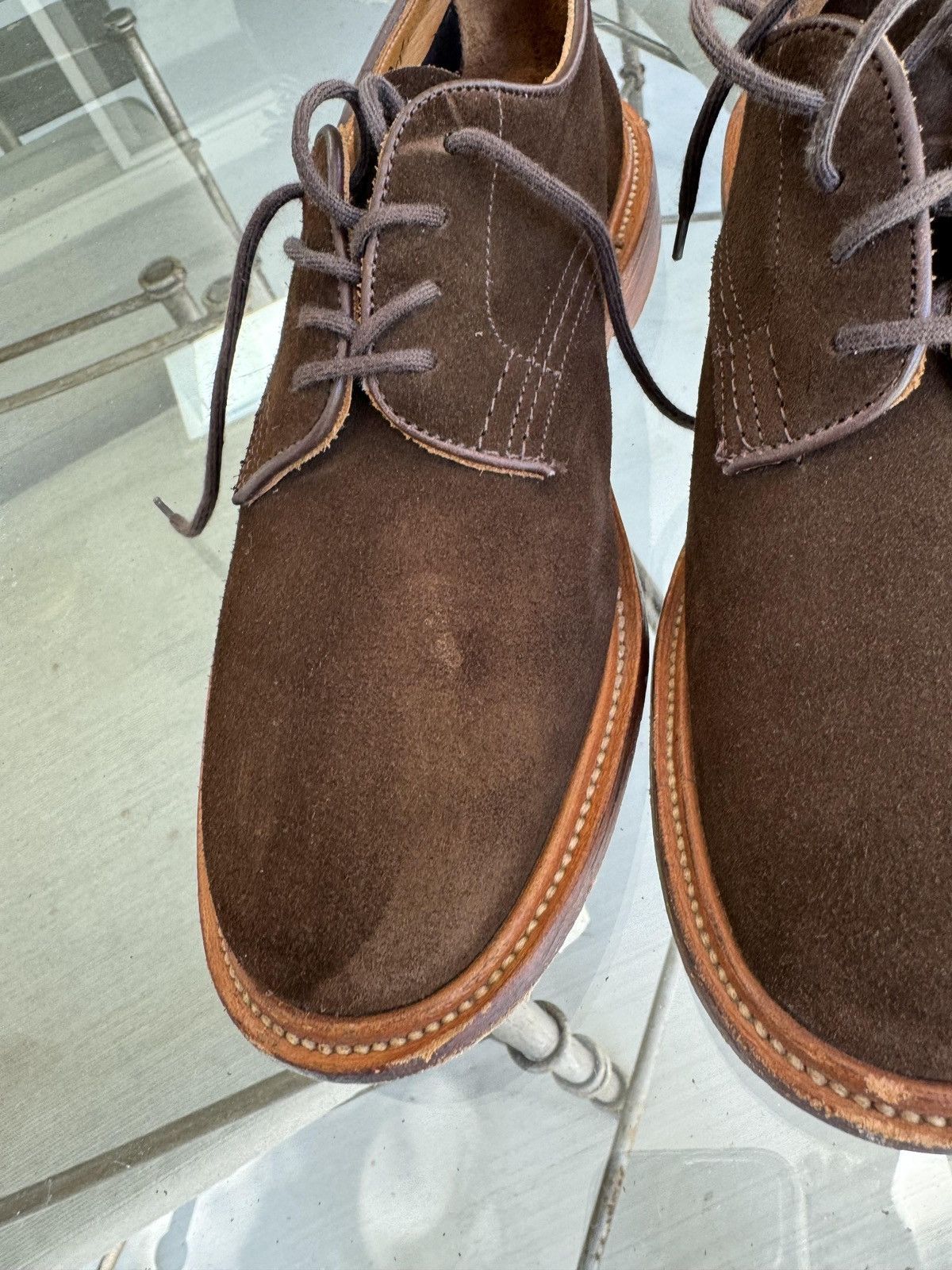 Tricker's Trickers Chocolate Repello Tramping Shoes (x Superdenim) Size US 7 / EU 40 - 4 Thumbnail