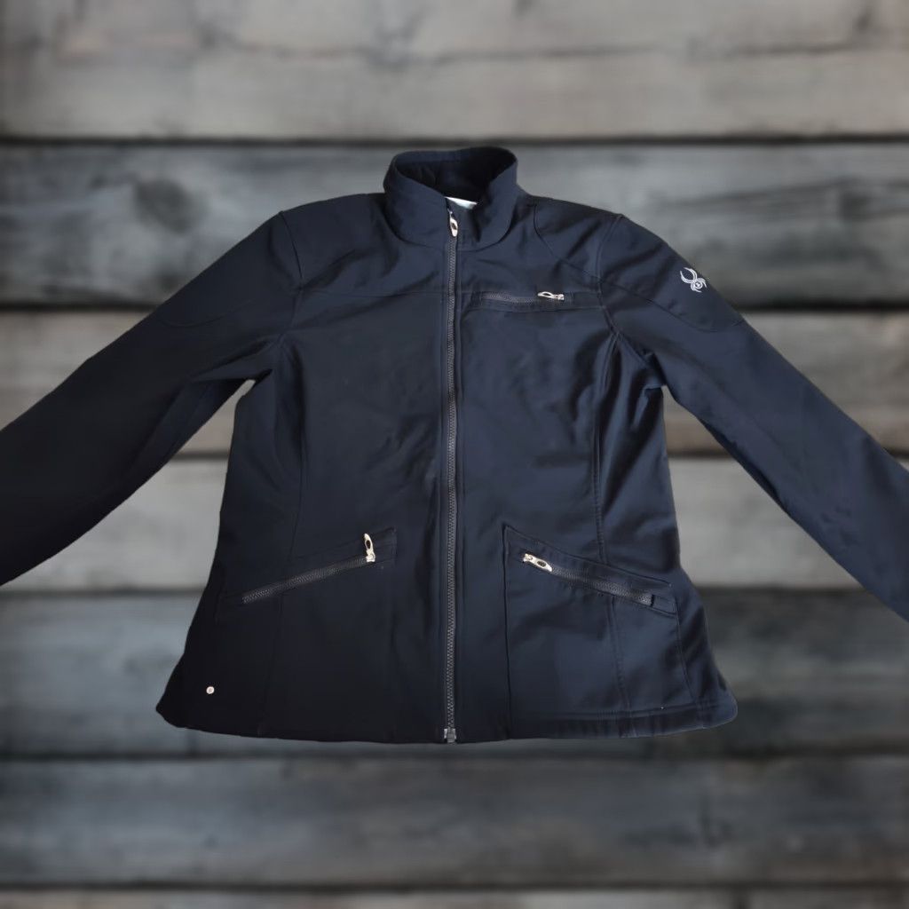 Spyder VINTAGE SPYDER Fresh Air Plush Fleece Lined Black Softshell Jacket Women's L Size L / US 10 / IT 46 - 1 Thumbnail