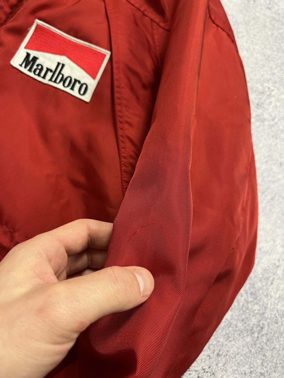 Marlboro × Vintage Vintage 90s Racing Marlboro Cigarettes Parka Warm Jacket Size US XL / EU 56 / 4 - 17 Thumbnail