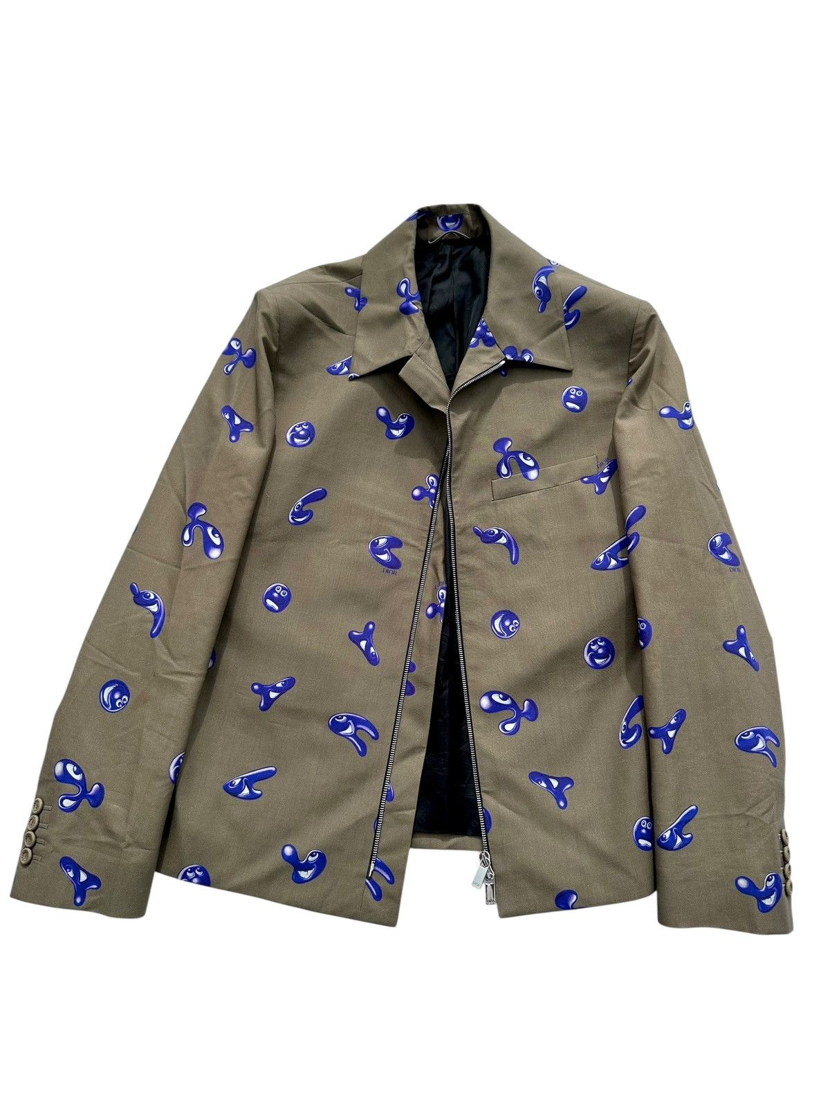 Dior Dior X Kenny Scharf Zipped Jacket 'Beige' Size US L / EU 52-54 / 3 - 2 Thumbnail