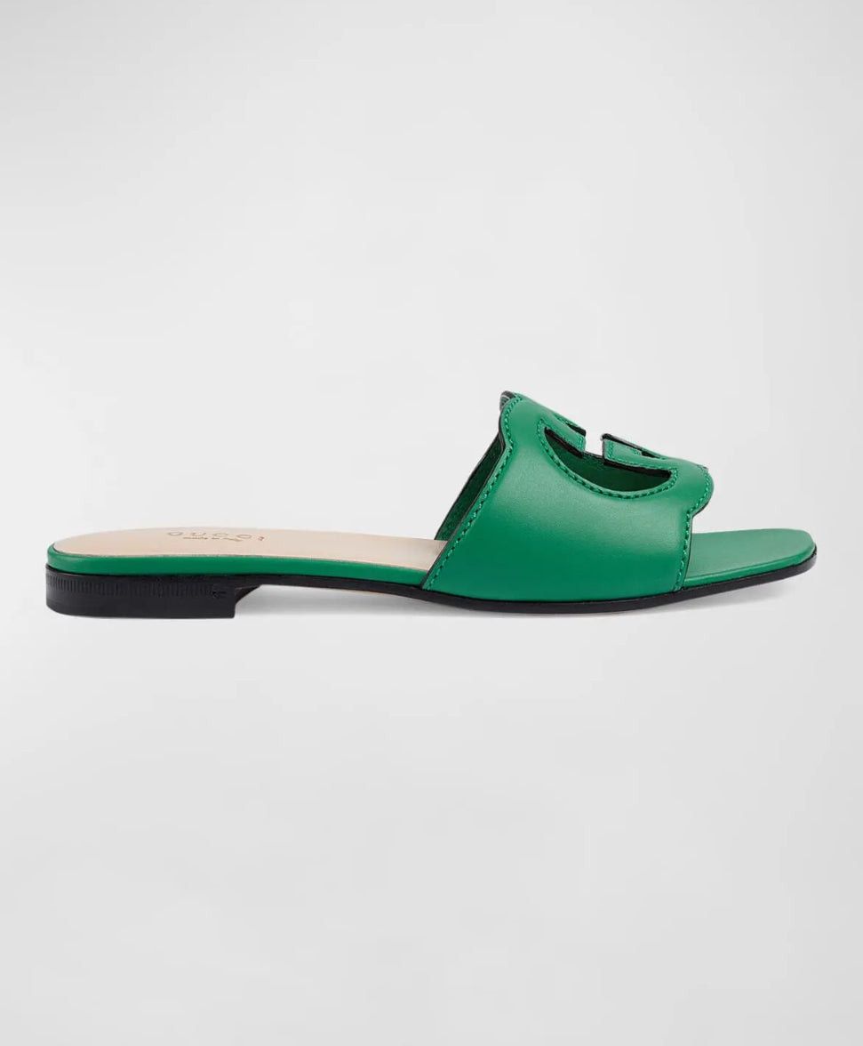 Gucci Gucci Interlocking G Slide Sandals SIZE 35.5 Size ONE SIZE - 1 Thumbnail