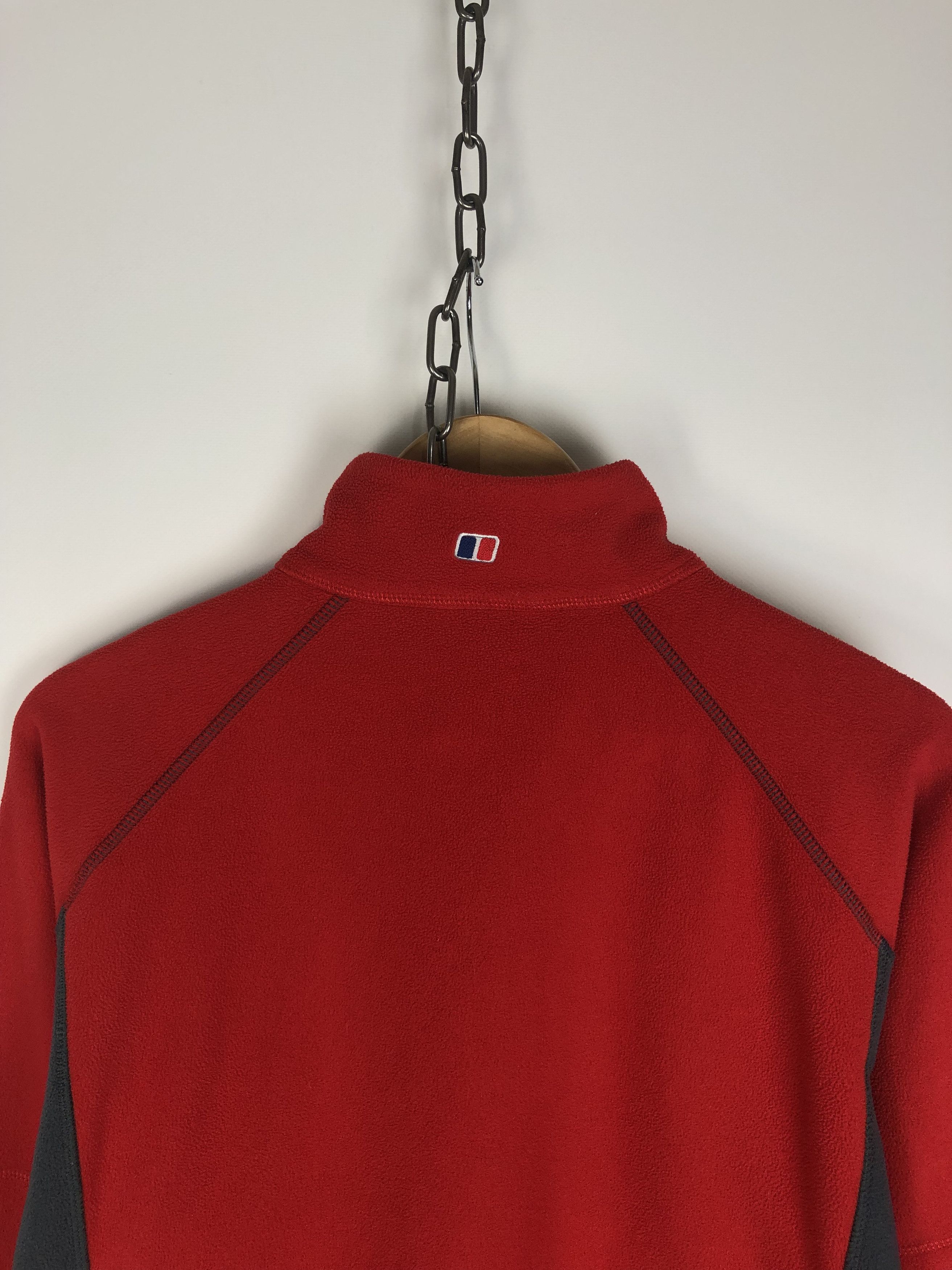 Berghaus Berghaus Fleece Pullover 1/4 Zip Red size M Size US M / EU 48-50 / 2 - 8 Thumbnail