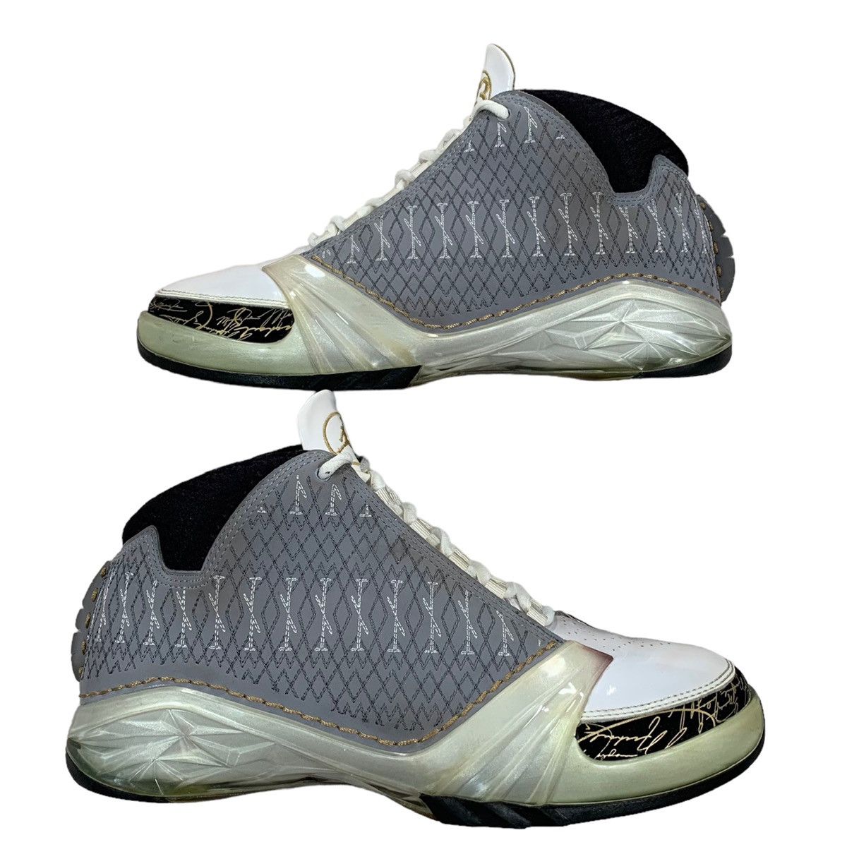 Jordan Brand VTG Air Jordan 23 XX3 Stealth Grey White Gold 2008 Sneakers Size US 6.5 / EU 39-40 - 1 Thumbnail