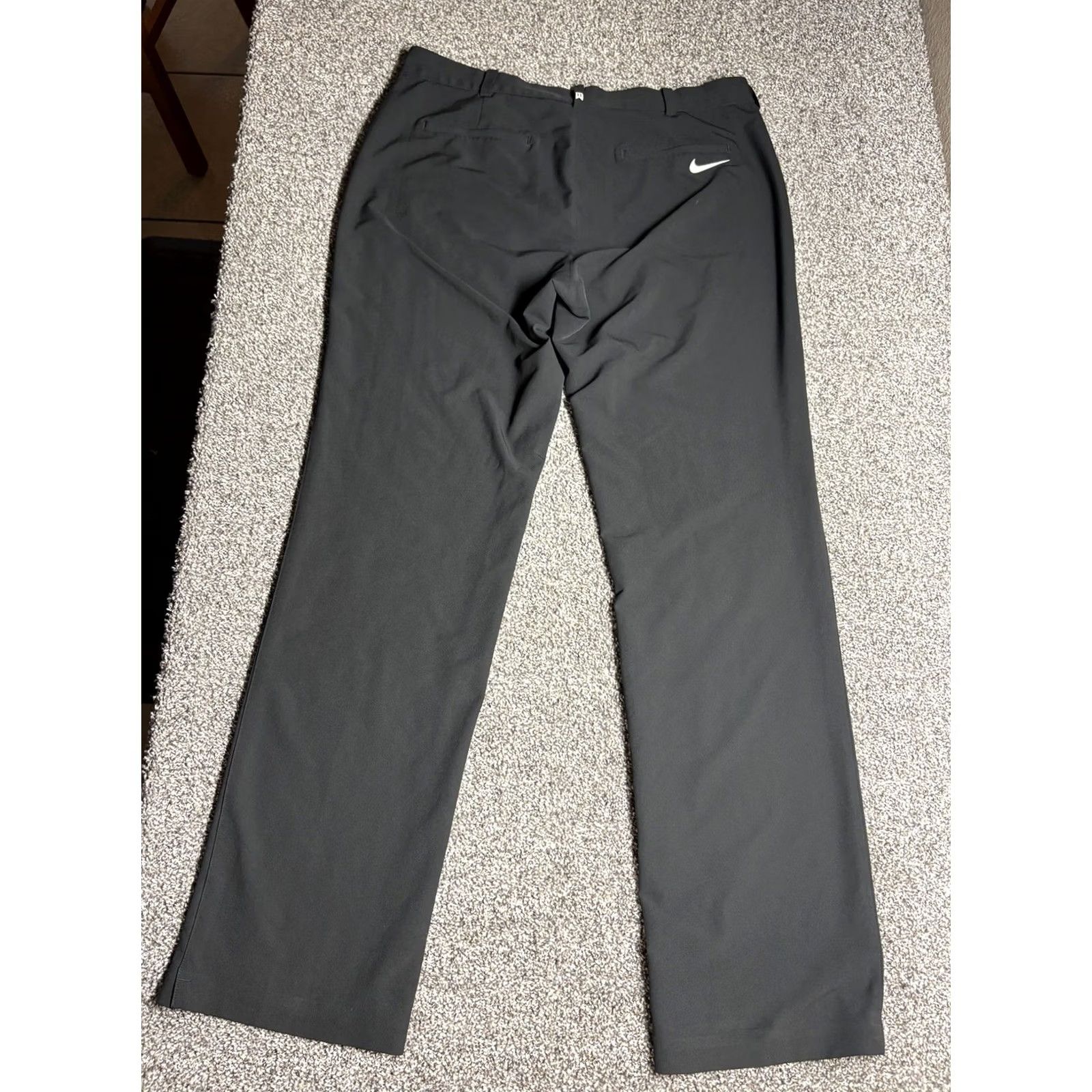 Nike Nike Victory Golf Pants Mens 36x34 Tiger Woods Ultralite Black Stretch 540226 Size US 36 / EU 52 - 4 Thumbnail
