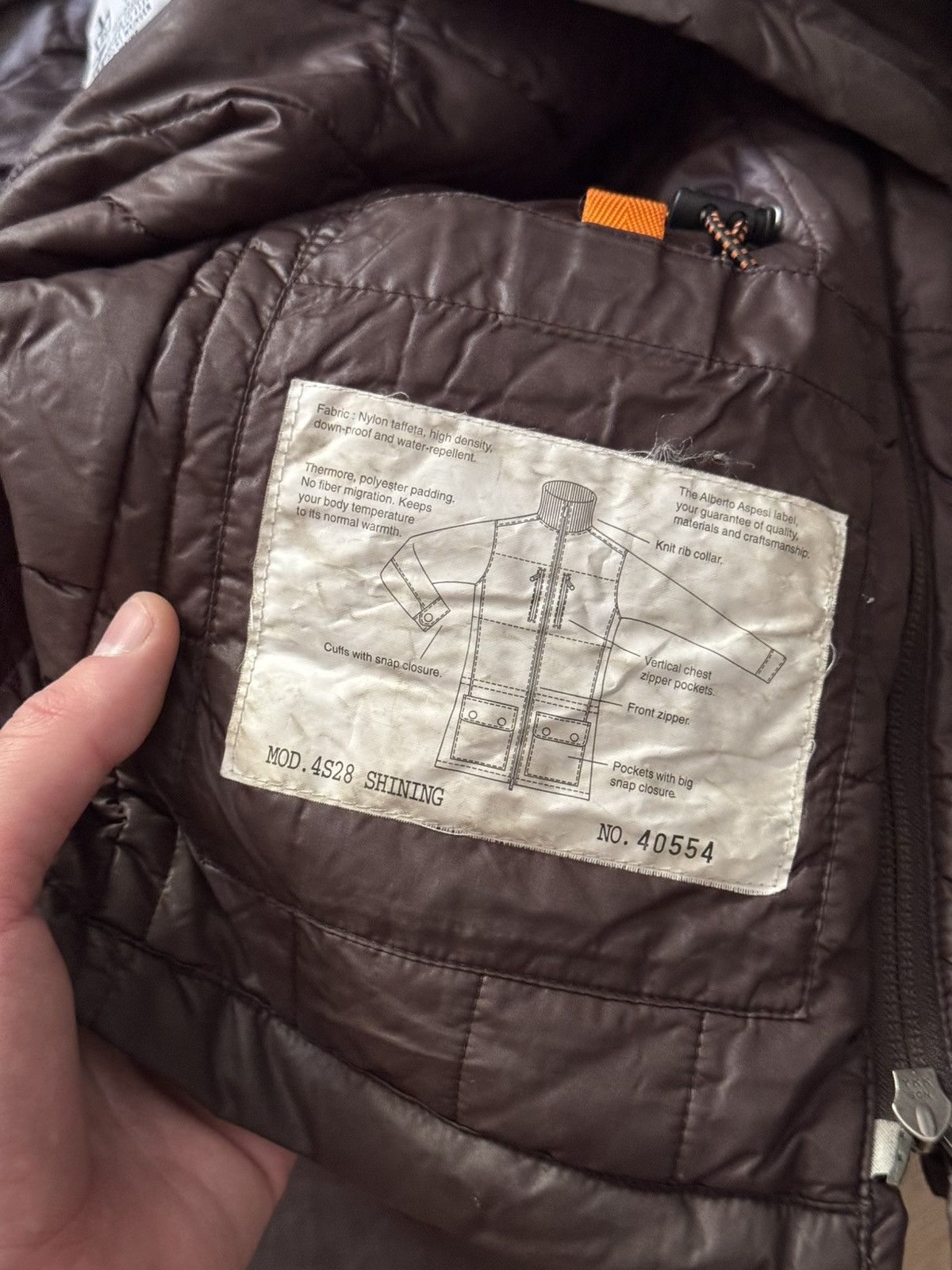 Aspesi Vintage 00’s Aspesi ASP351 Thermal Archival Designer Jacket Size M / US 6-8 / IT 42-44 - 7 Thumbnail