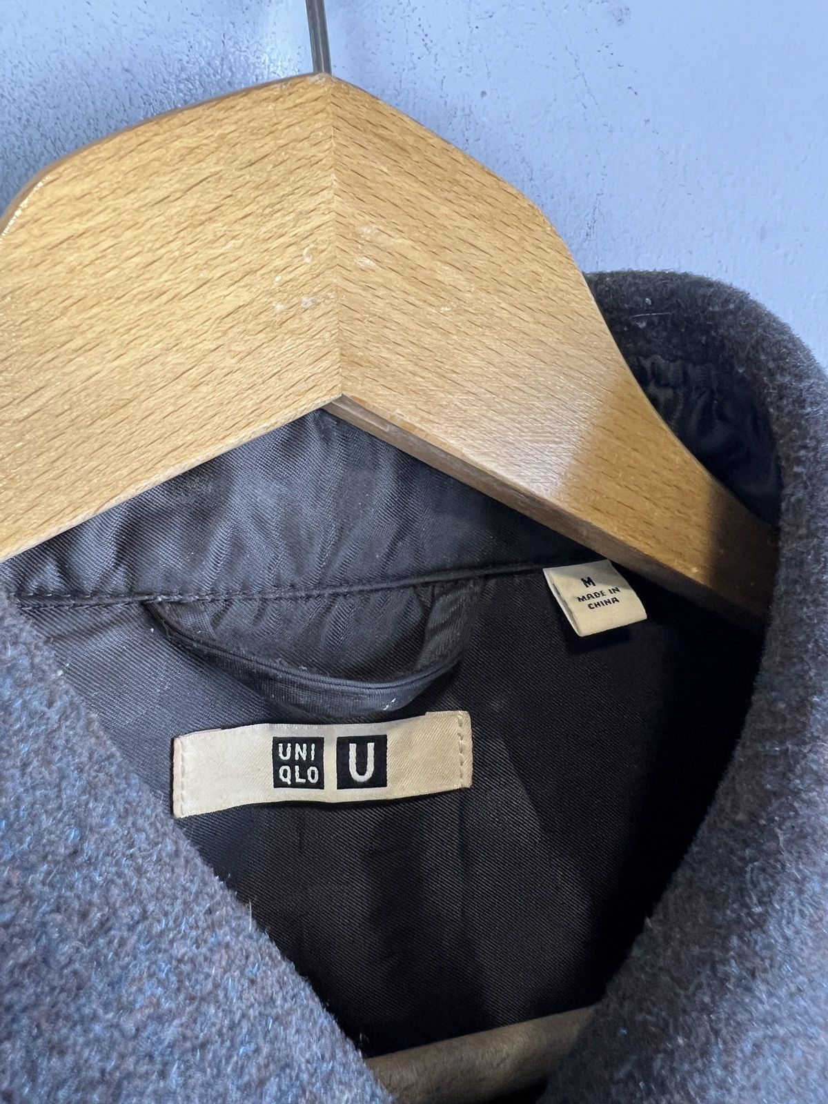 Uniqlo Uniqlo U Wool Overshirt Jacket Plaid Medium M Size US M / EU 48-50 / 2 - 7 Thumbnail