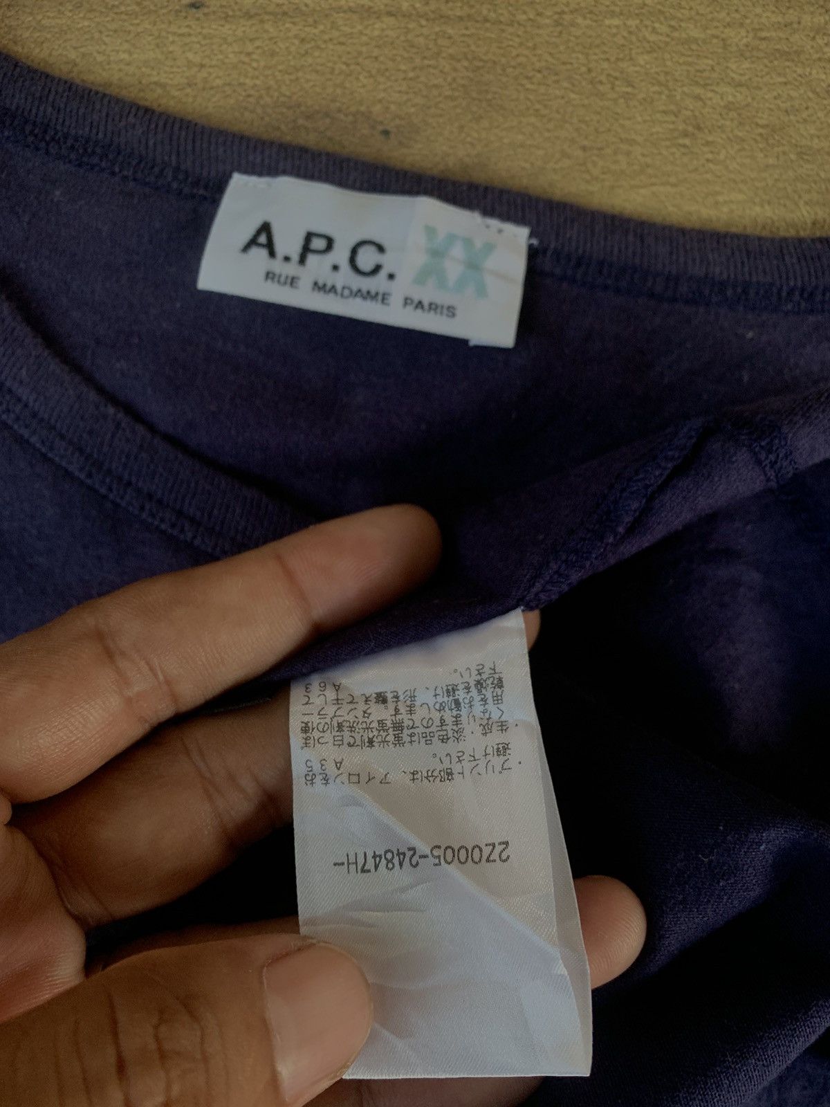 A.P.C. A.P.C. XX animal navy Size US S / EU 44-46 / 1 - 4 Thumbnail
